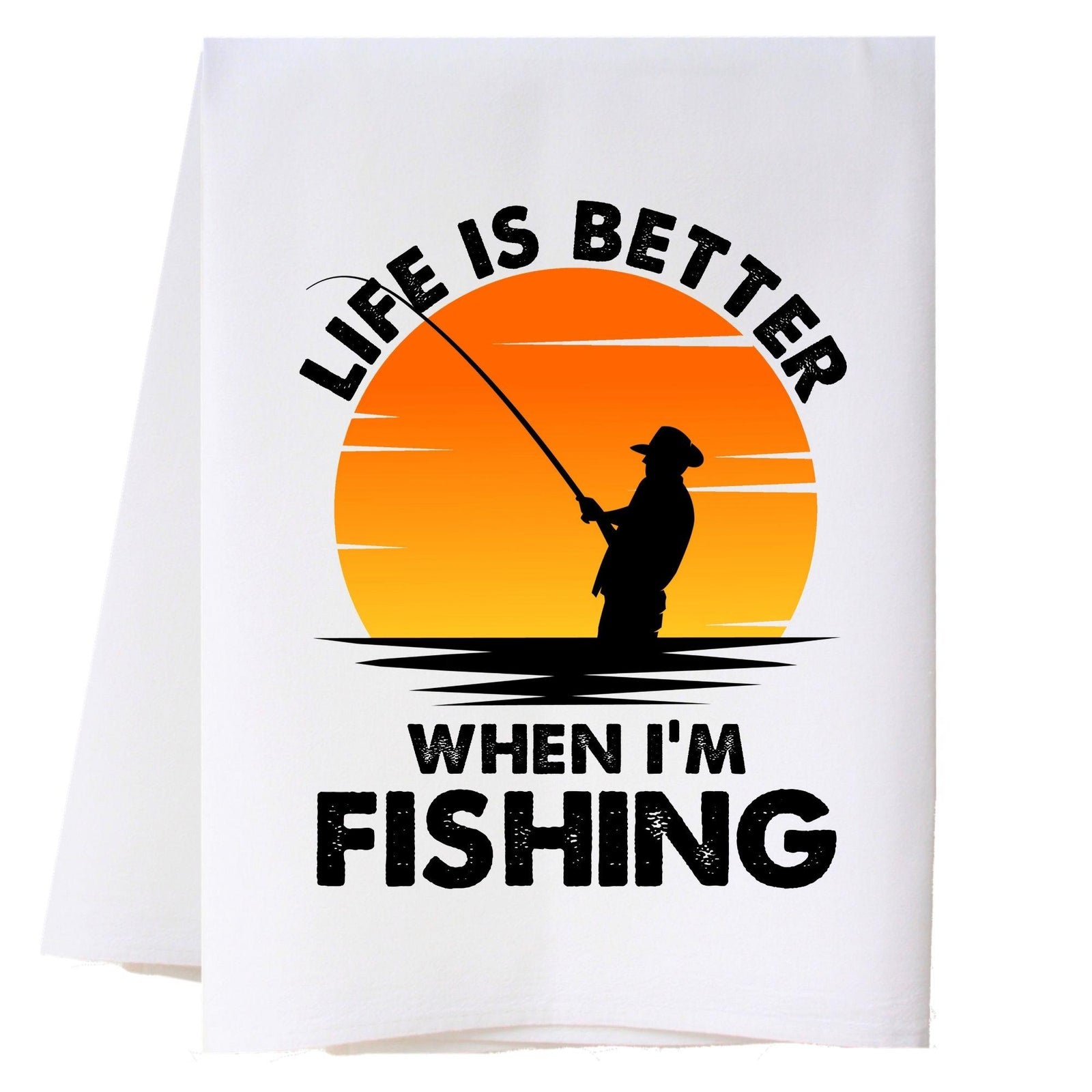 Fishing 12 Kitchen Towel Kitchen Towels - Southern Sisters