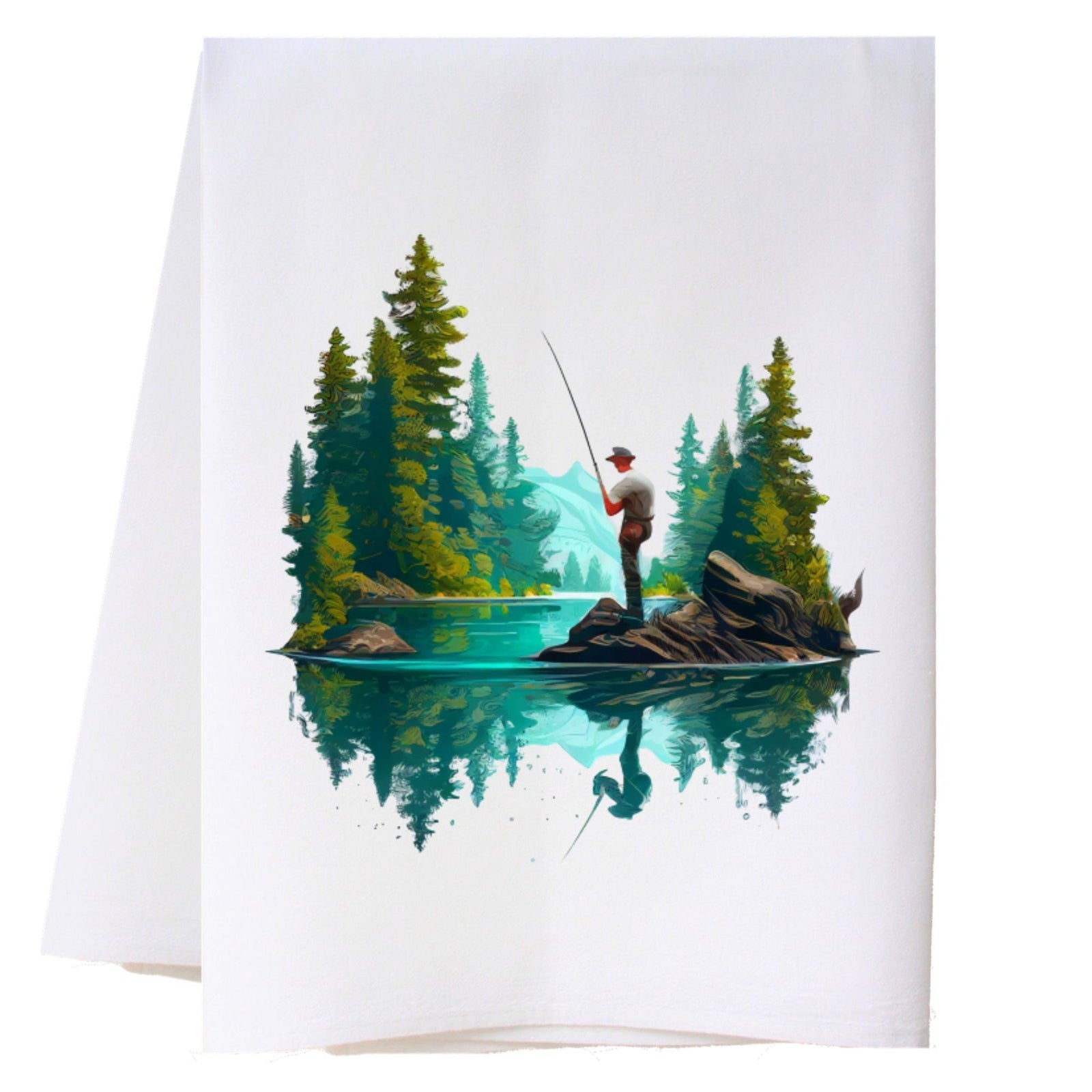 Fishing 3 Kitchen Towel Kitchen Towels - Southern Sisters