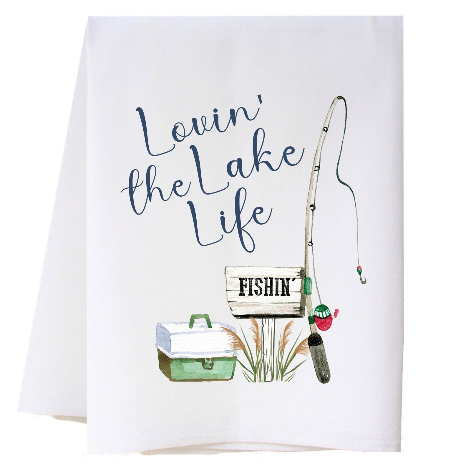 Fishing 5 Kitchen Towel Kitchen Towels - Southern Sisters