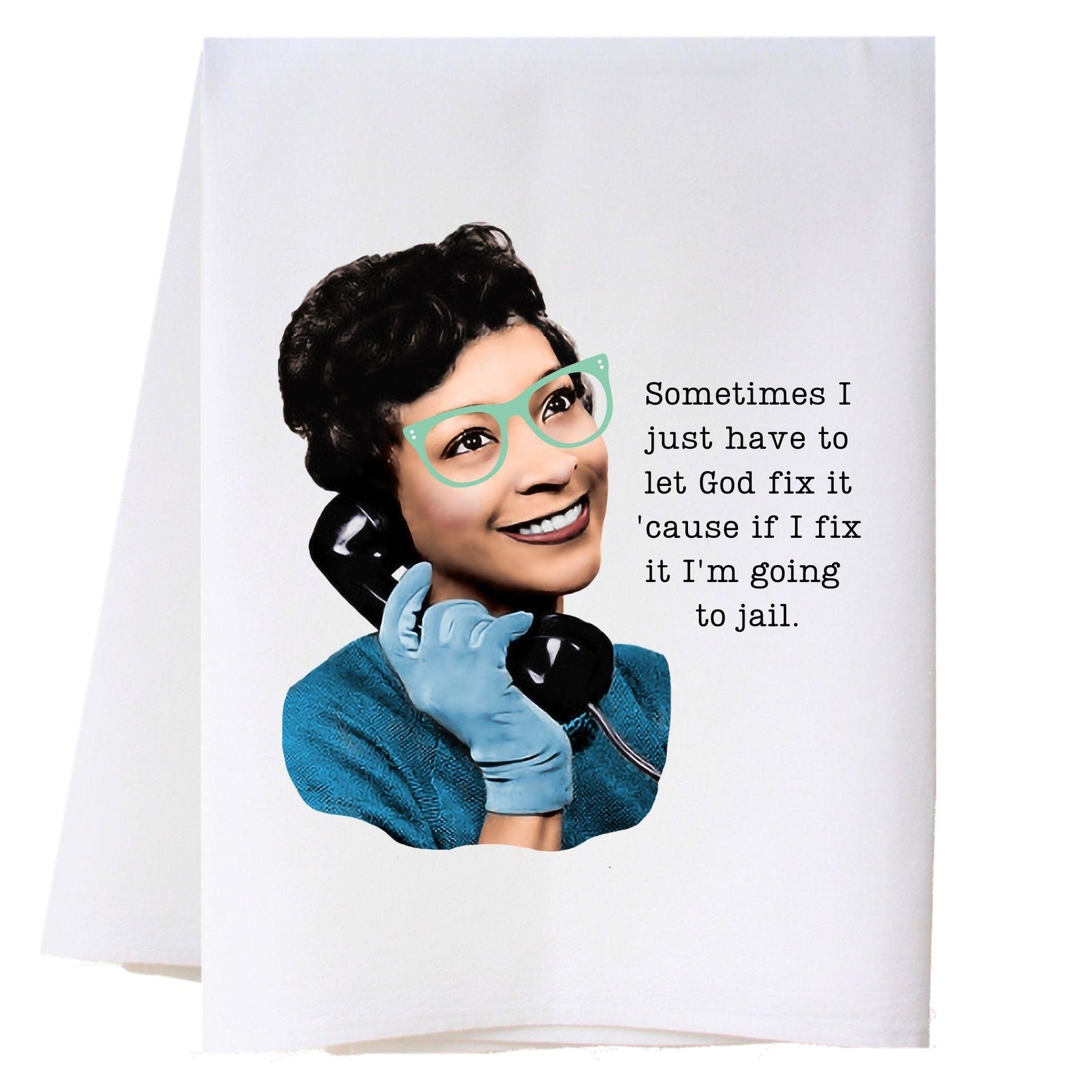 Fix It - African American Kitchen Towel