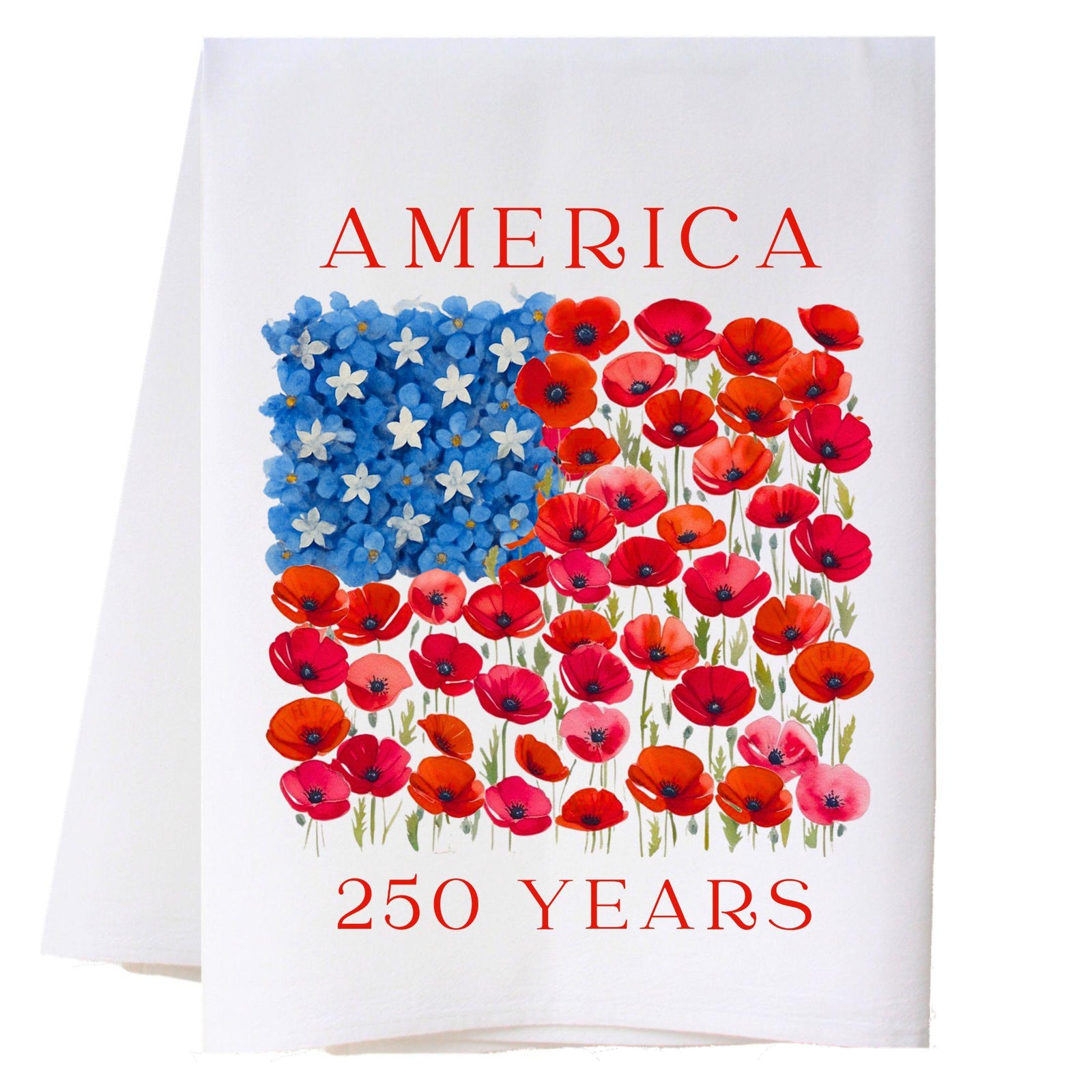 Flower Flag Kitchen Towel Kitchen Towels - Southern Sisters