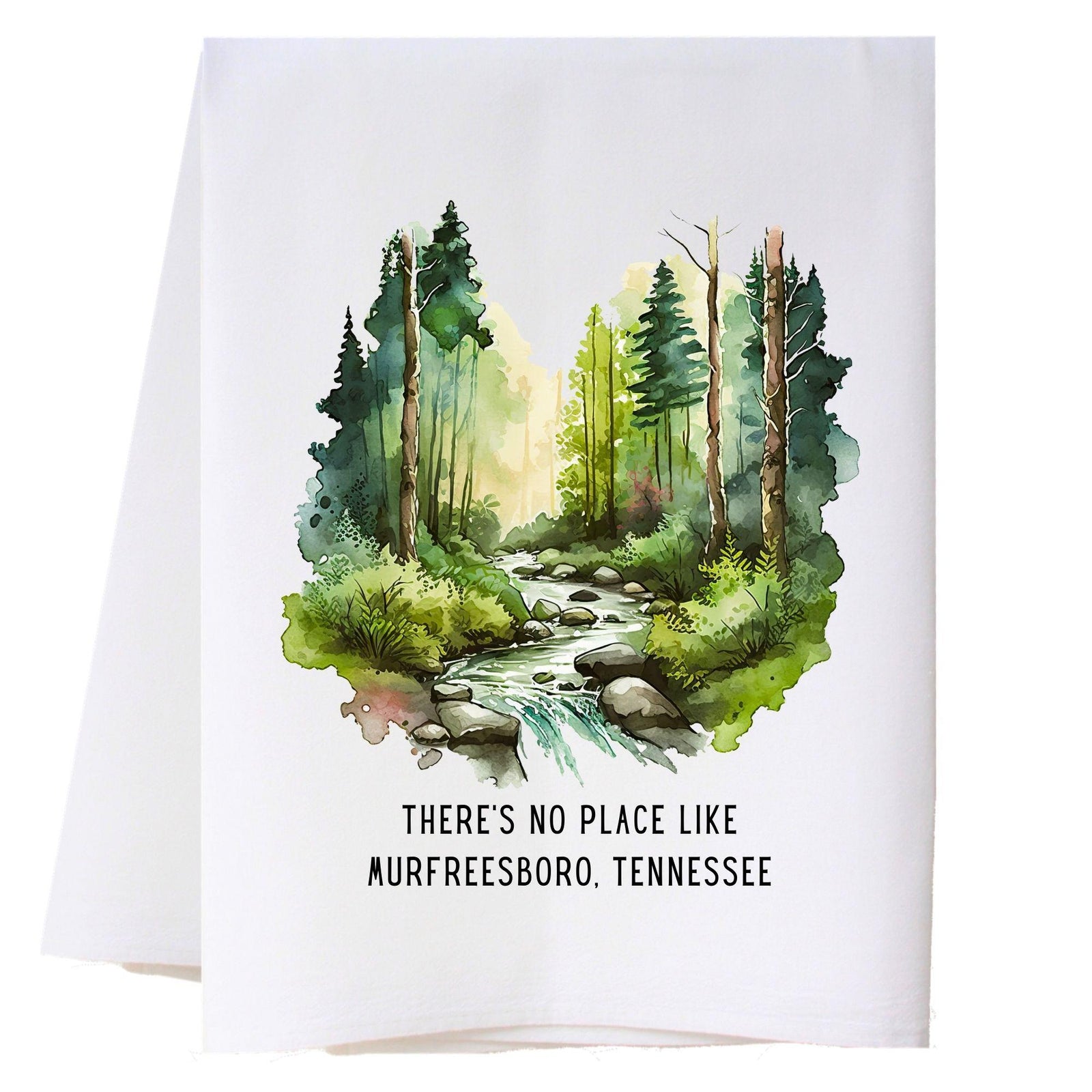Forest Stream Kitchen Towel