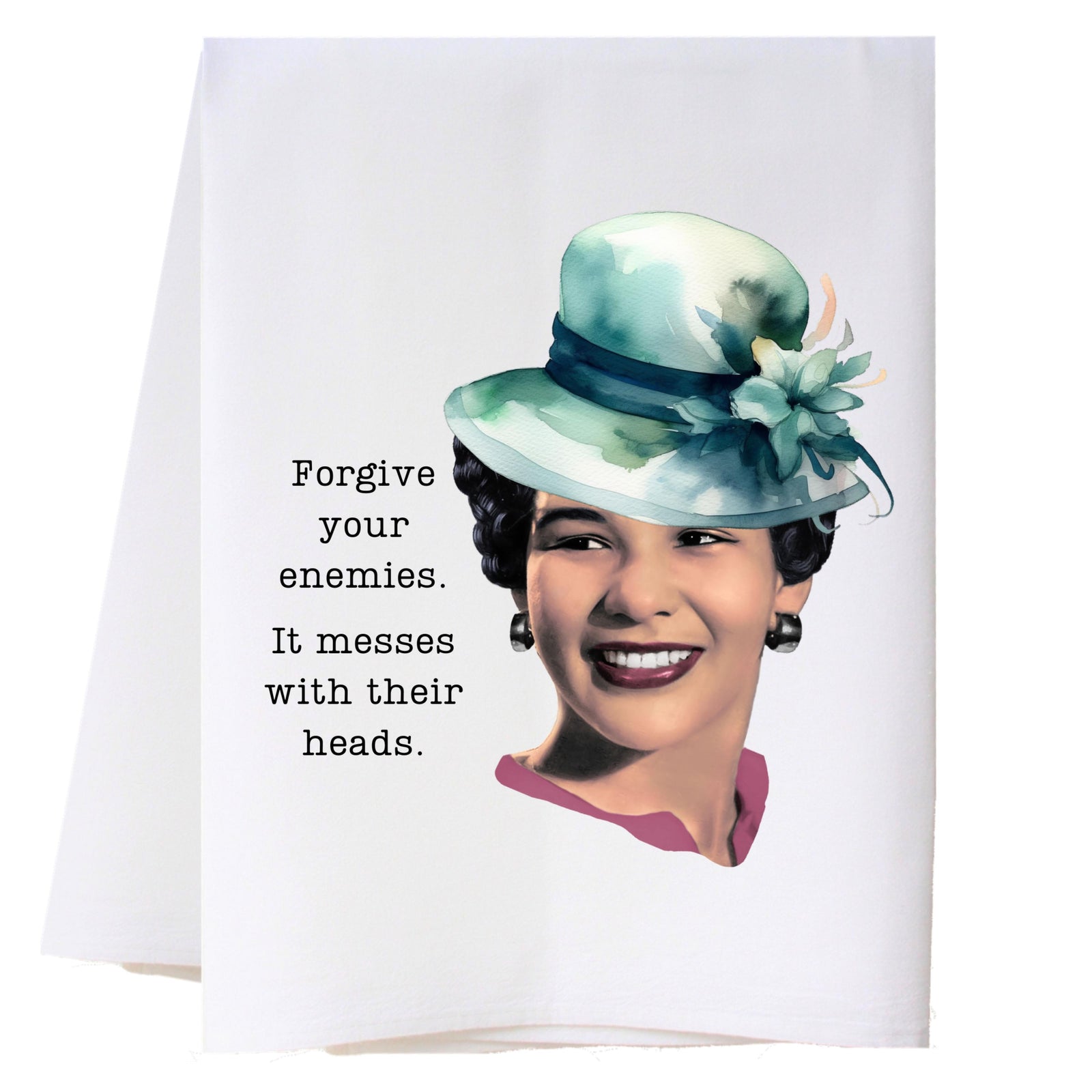Forgive Your Enemies - African American Kitchen Towel
