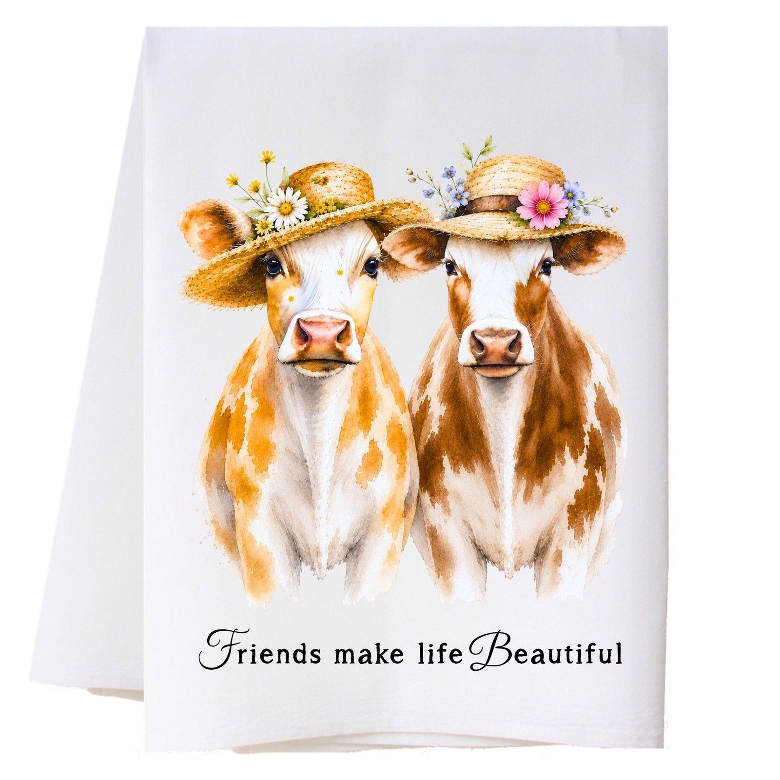 Friends Make Life Beautiful Kitchen Towel