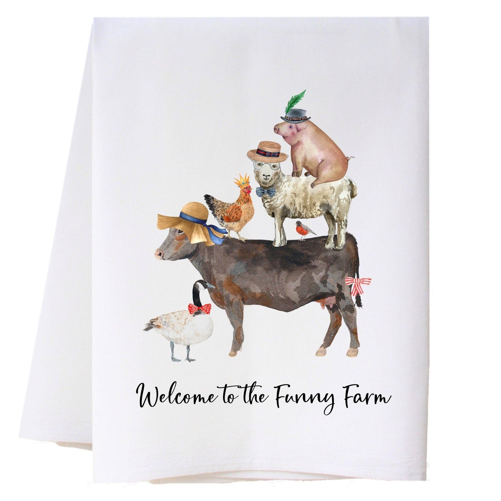 Funny Farm Kitchen Towel Kitchen Towels - Southern Sisters