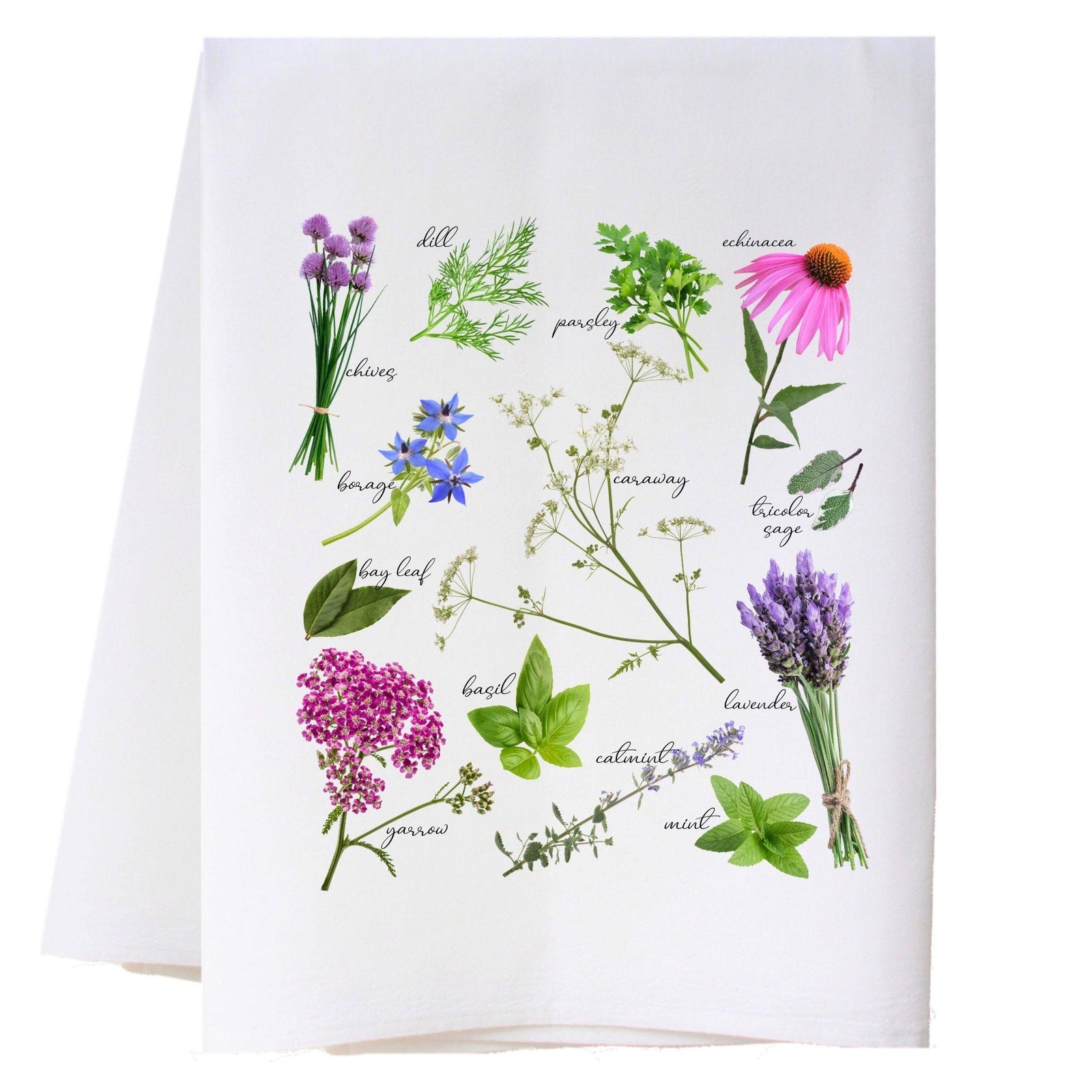Garden Herbs Kitchen Towel Kitchen Towels - Southern Sisters