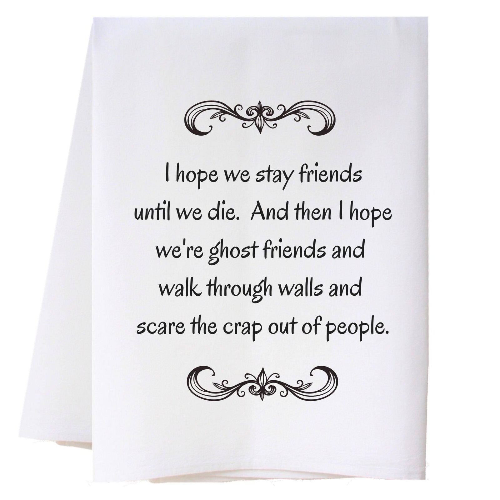 Ghost Friends Kitchen Towel