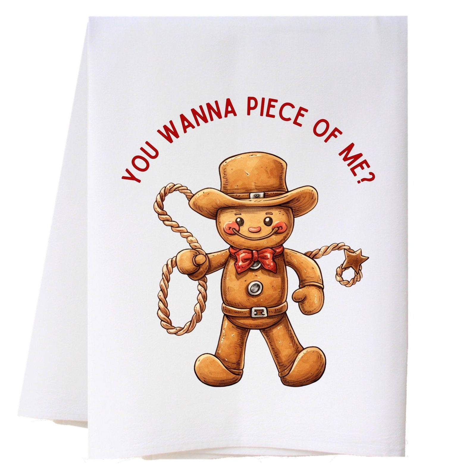 Gingerbread Cowboy Kitchen Towel