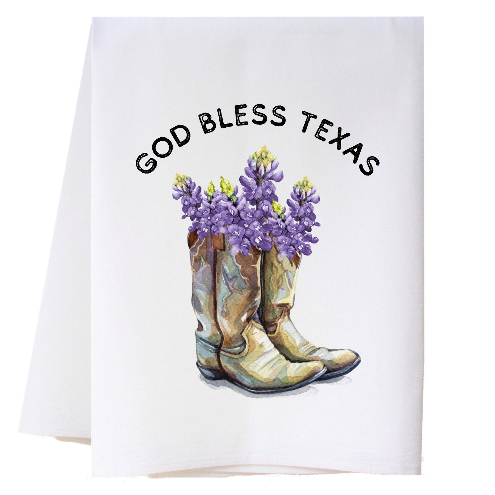 God Bless Texas Kitchen Towel