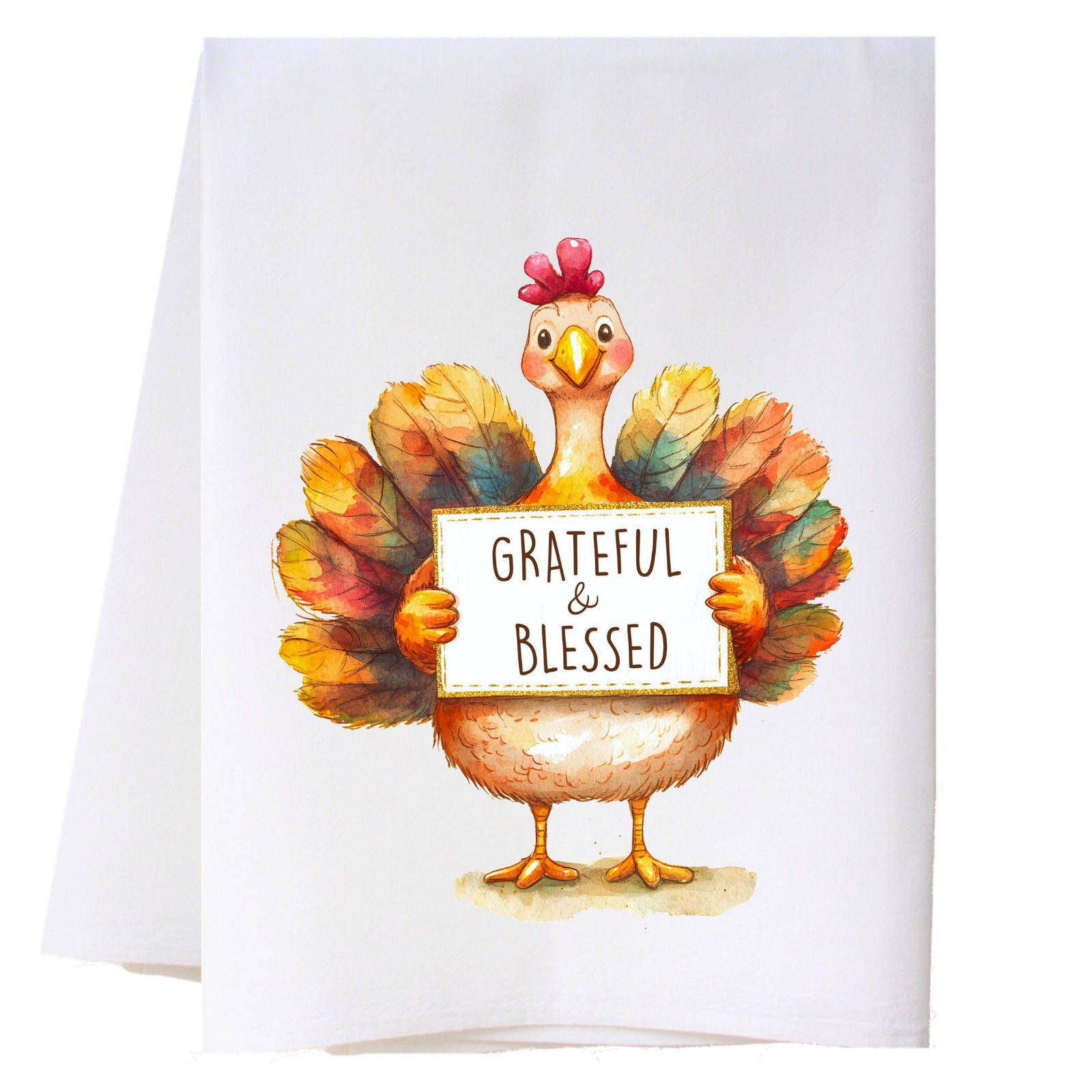 Grateful Turkey Kitchen Towel
