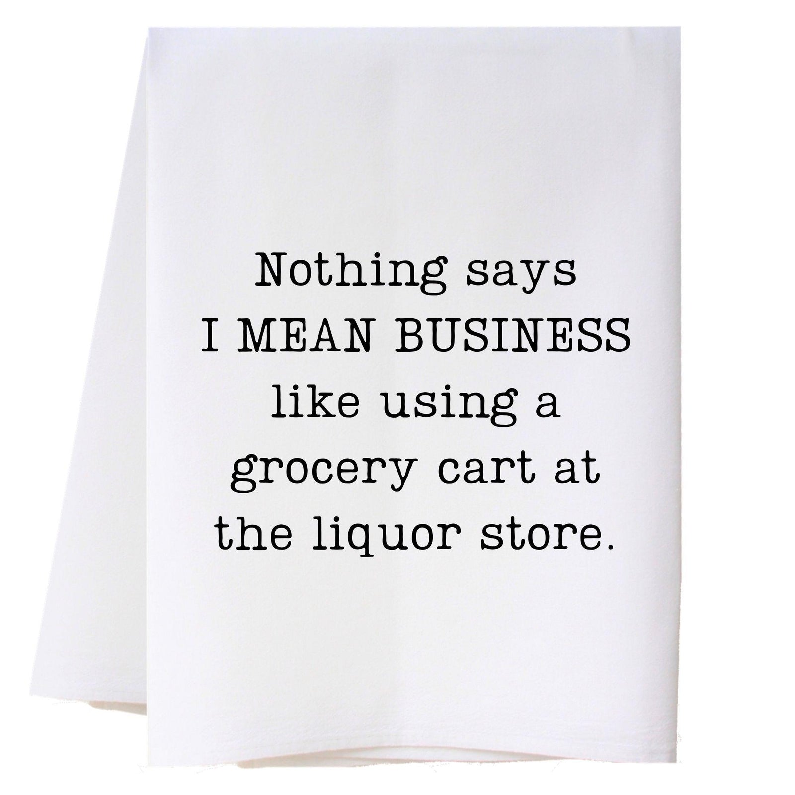 Grocery Cart Kitchen Towel
