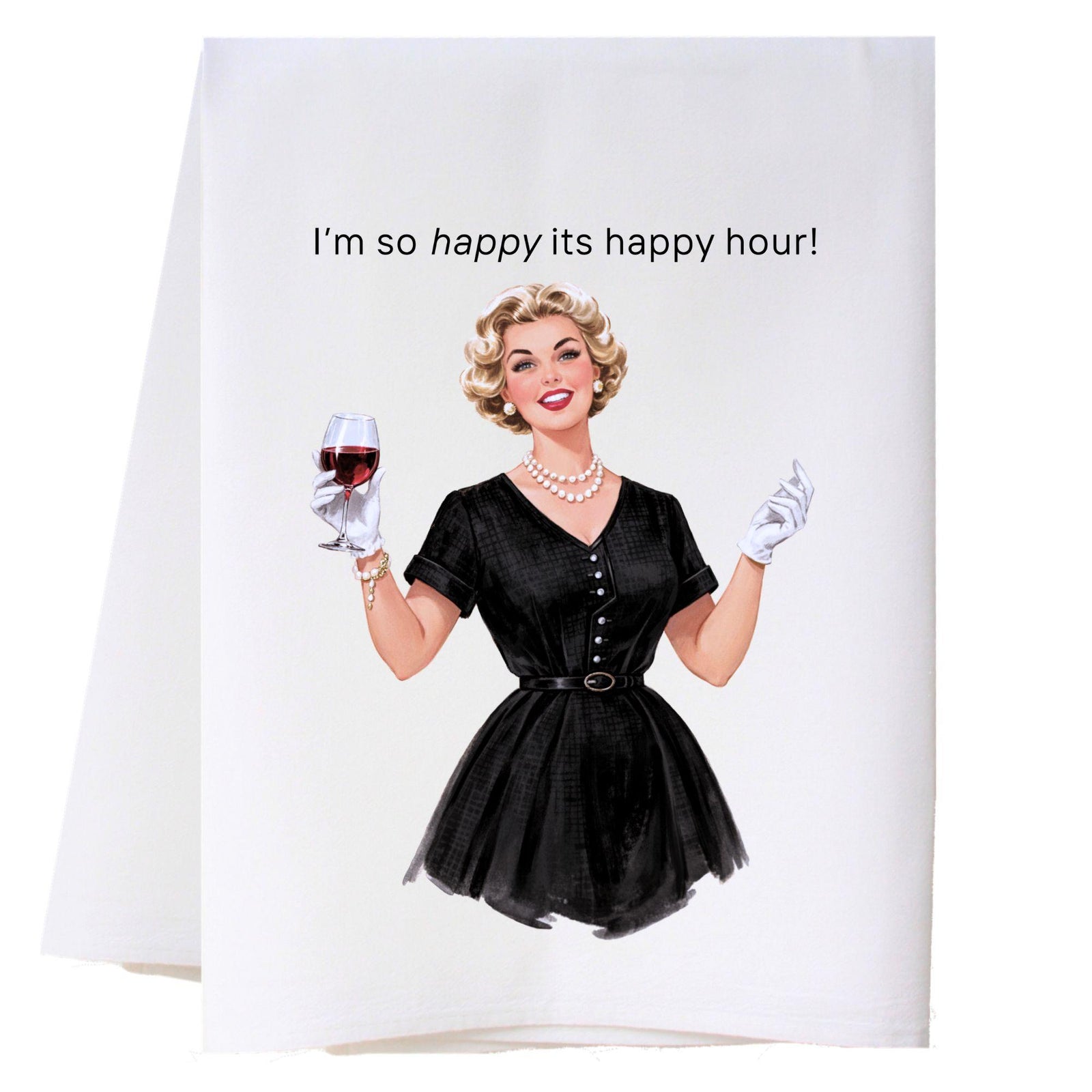 Happy Hour Kitchen Towel