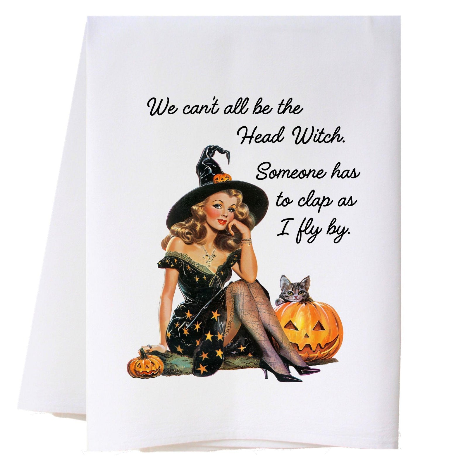 Head Witch Kitchen Towel