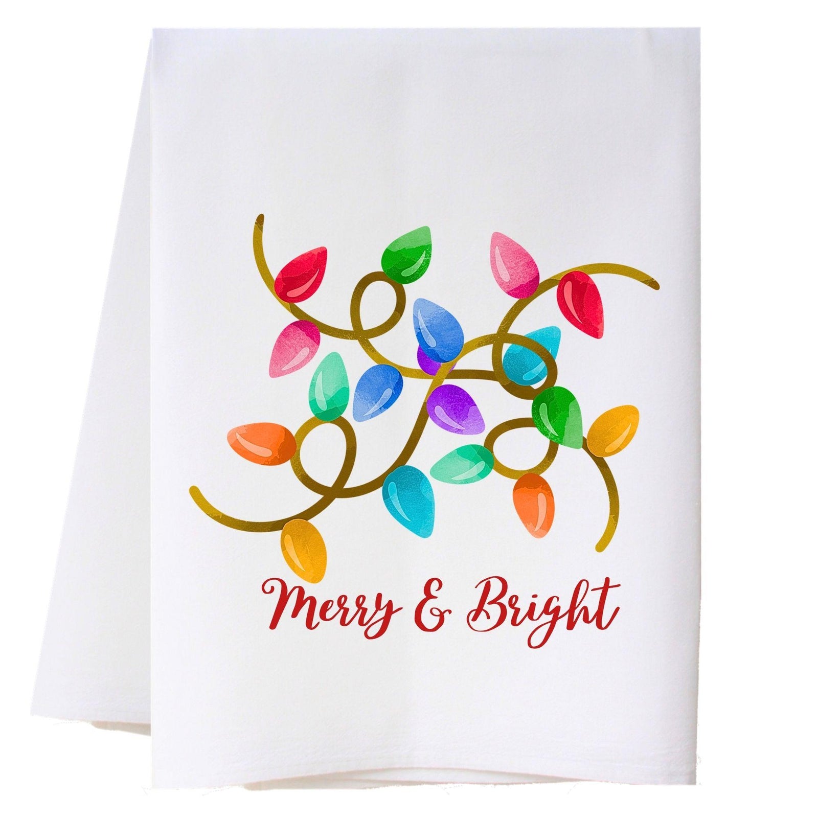 Holiday Lights Kitchen Towel