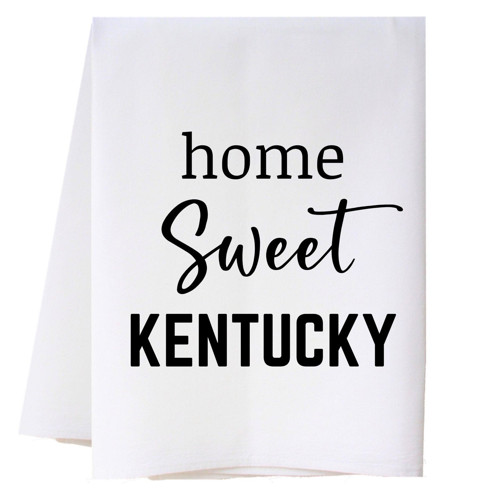 Home Sweet State - Black Kitchen Towel Kitchen Towels - Southern Sisters