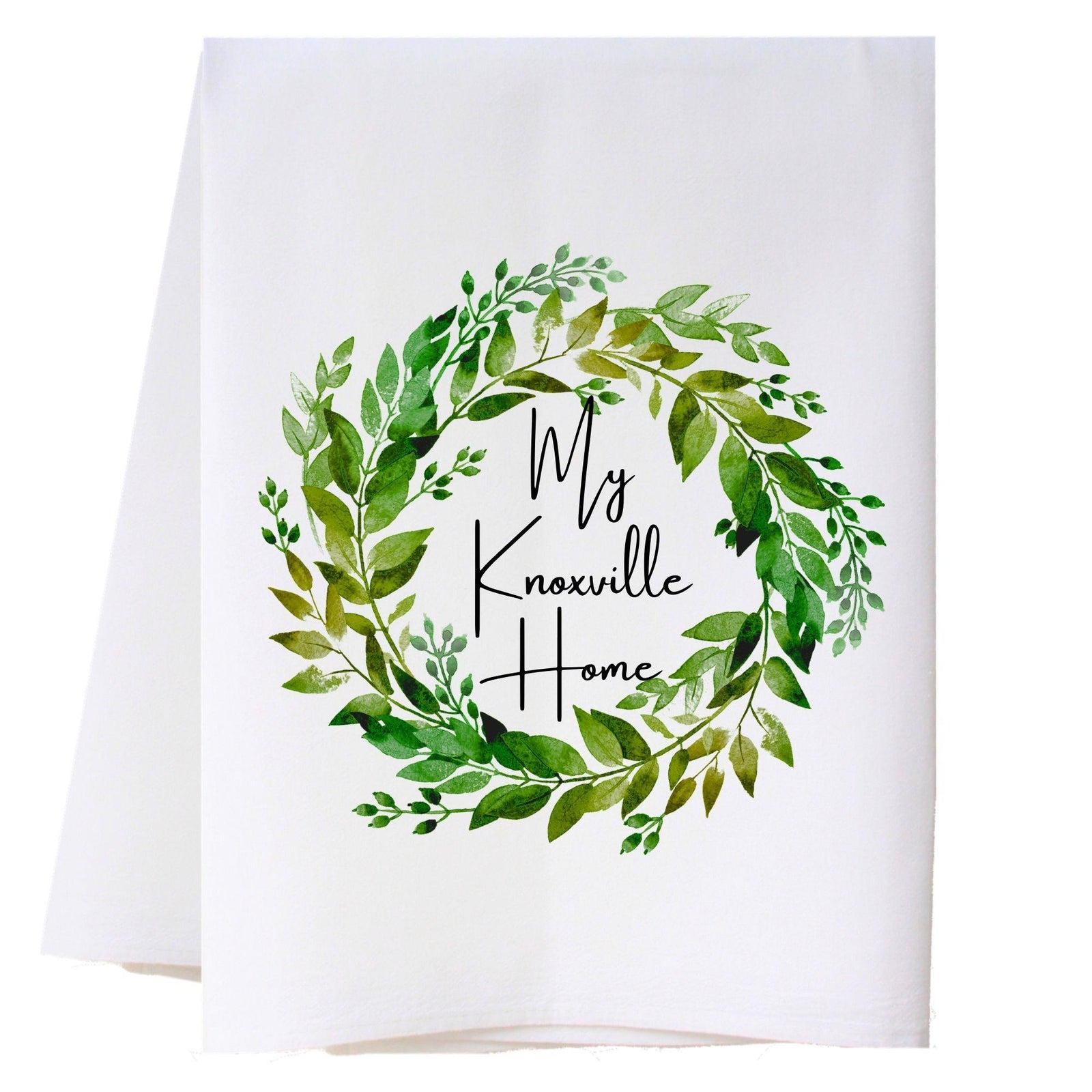 Hometown Wreath Kitchen Towel Kitchen Towels - Southern Sisters