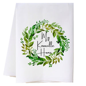 Hometown Wreath Kitchen Towel Kitchen Towels - Southern Sisters