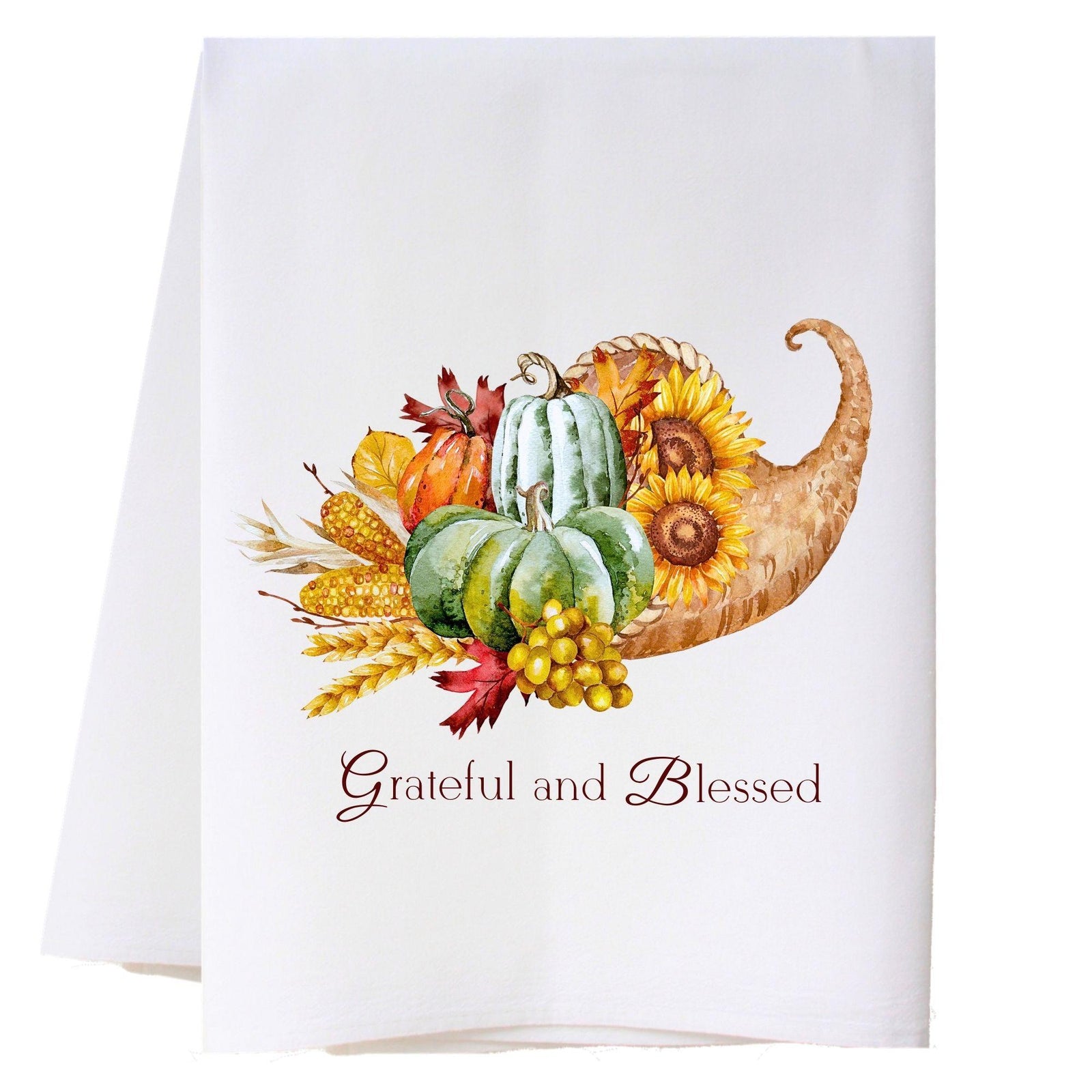 Horn Of Plenty Kitchen Towel