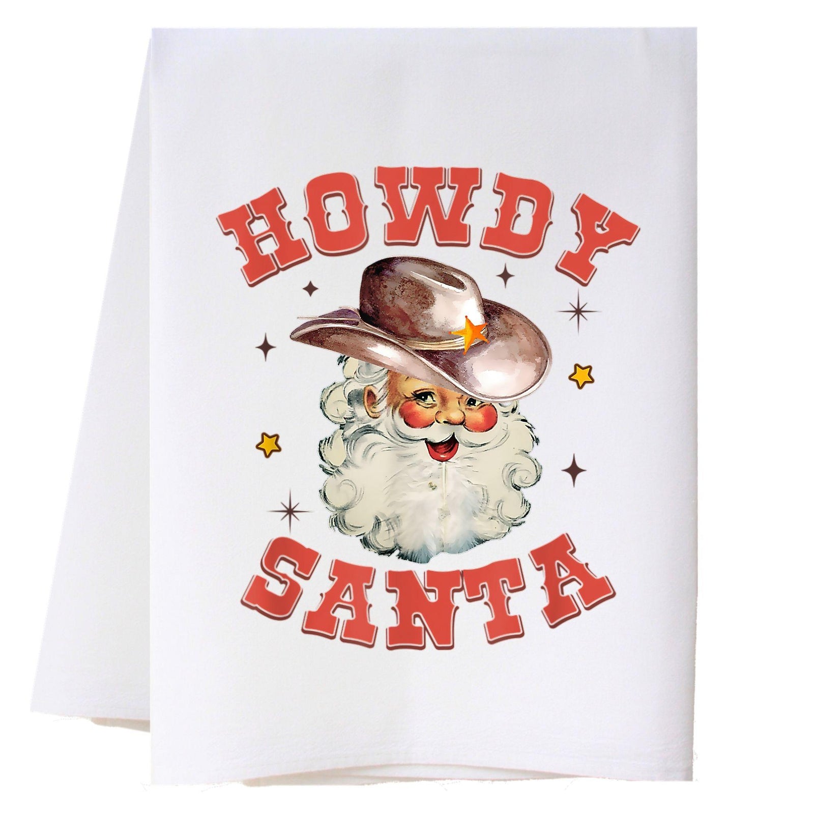 Howdy Santa Kitchen Towel