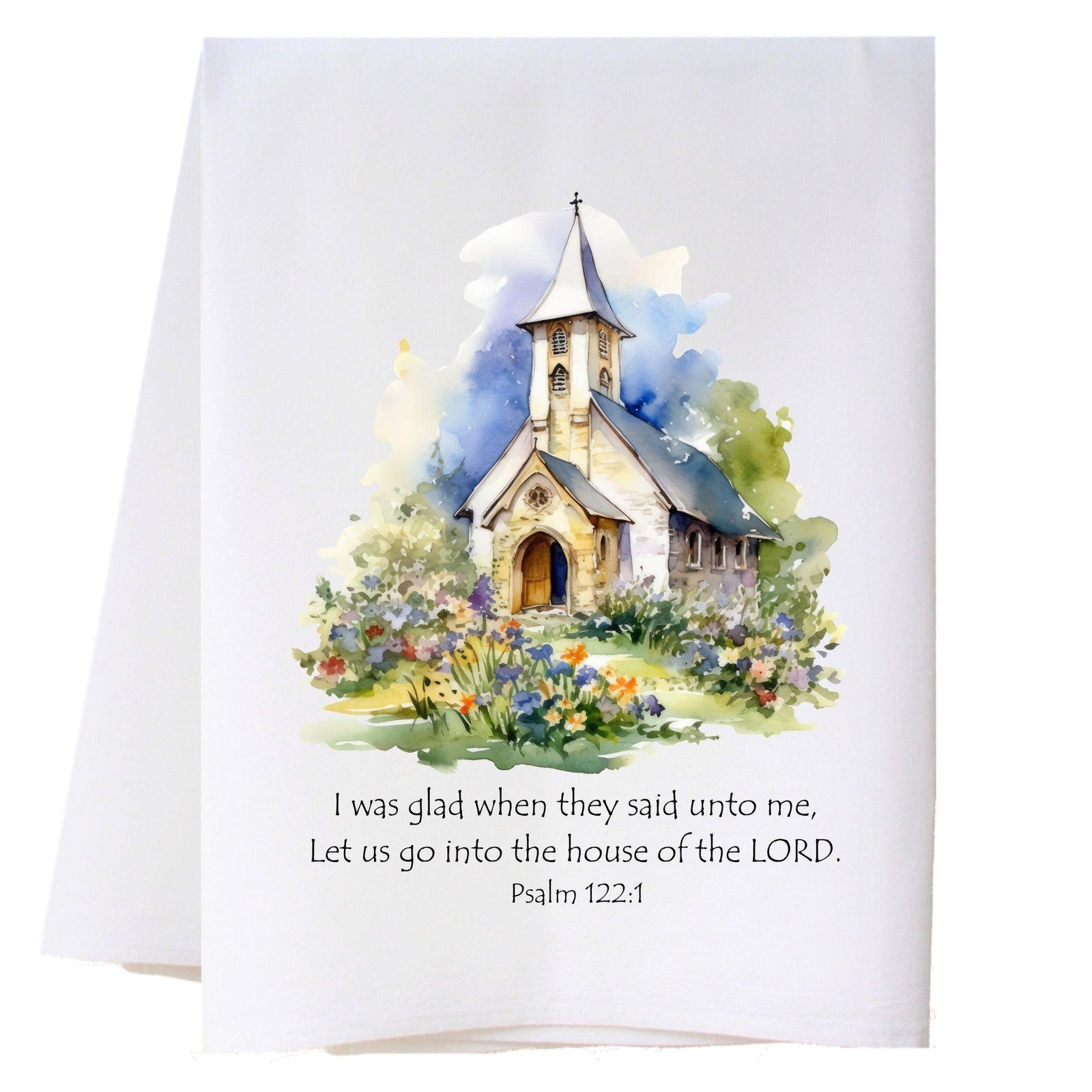I Was Glad Kitchen Towel
