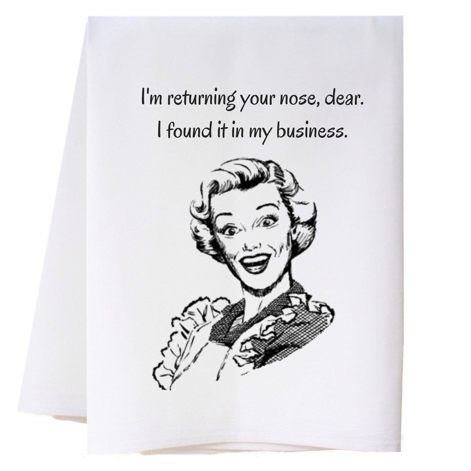 In My Business Kitchen Towel Kitchen Towels - Southern Sisters