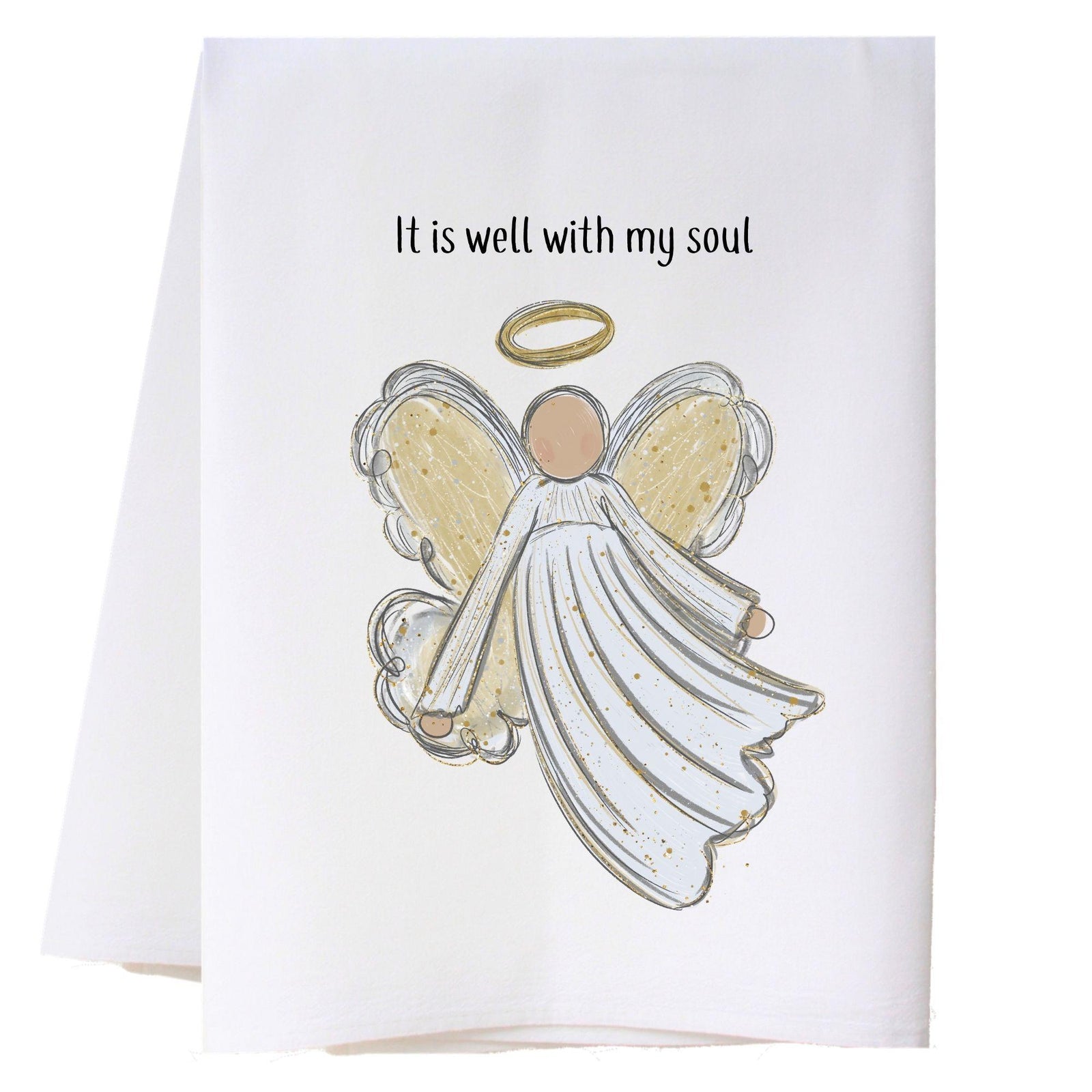 It Is Well Angel Kitchen Towel Kitchen Towels - Southern Sisters