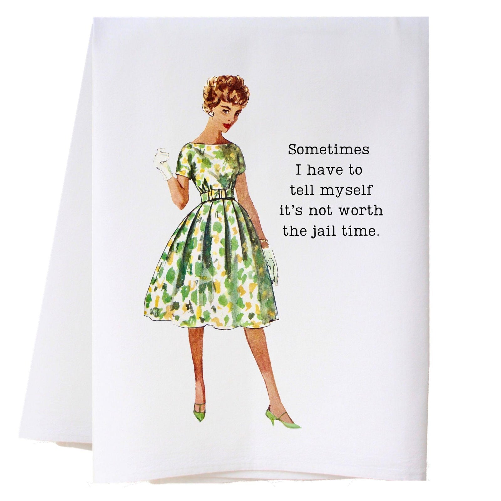 Jail Time Kitchen Towel