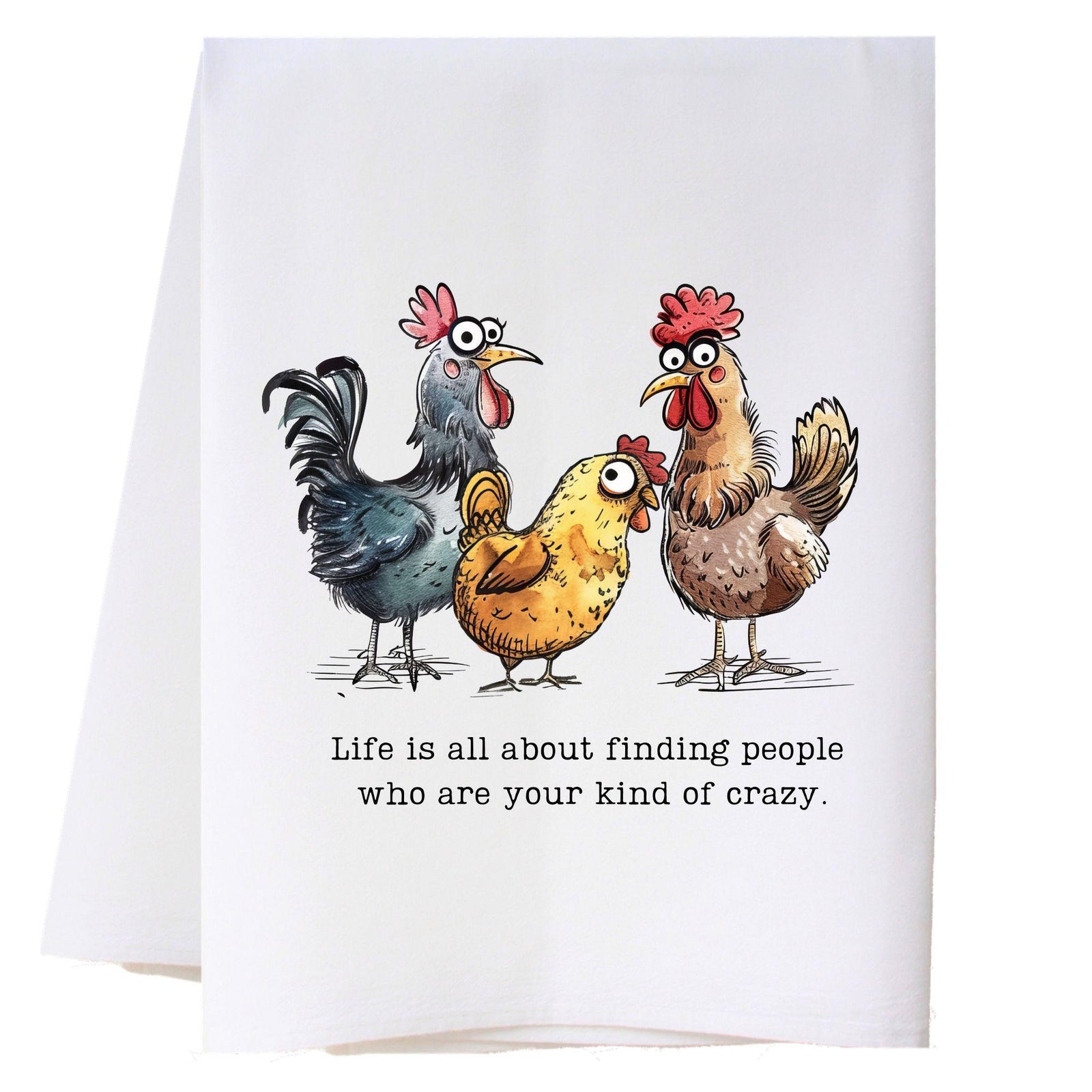 Kind Of Crazy Kitchen Towel Kitchen Towels - Southern Sisters