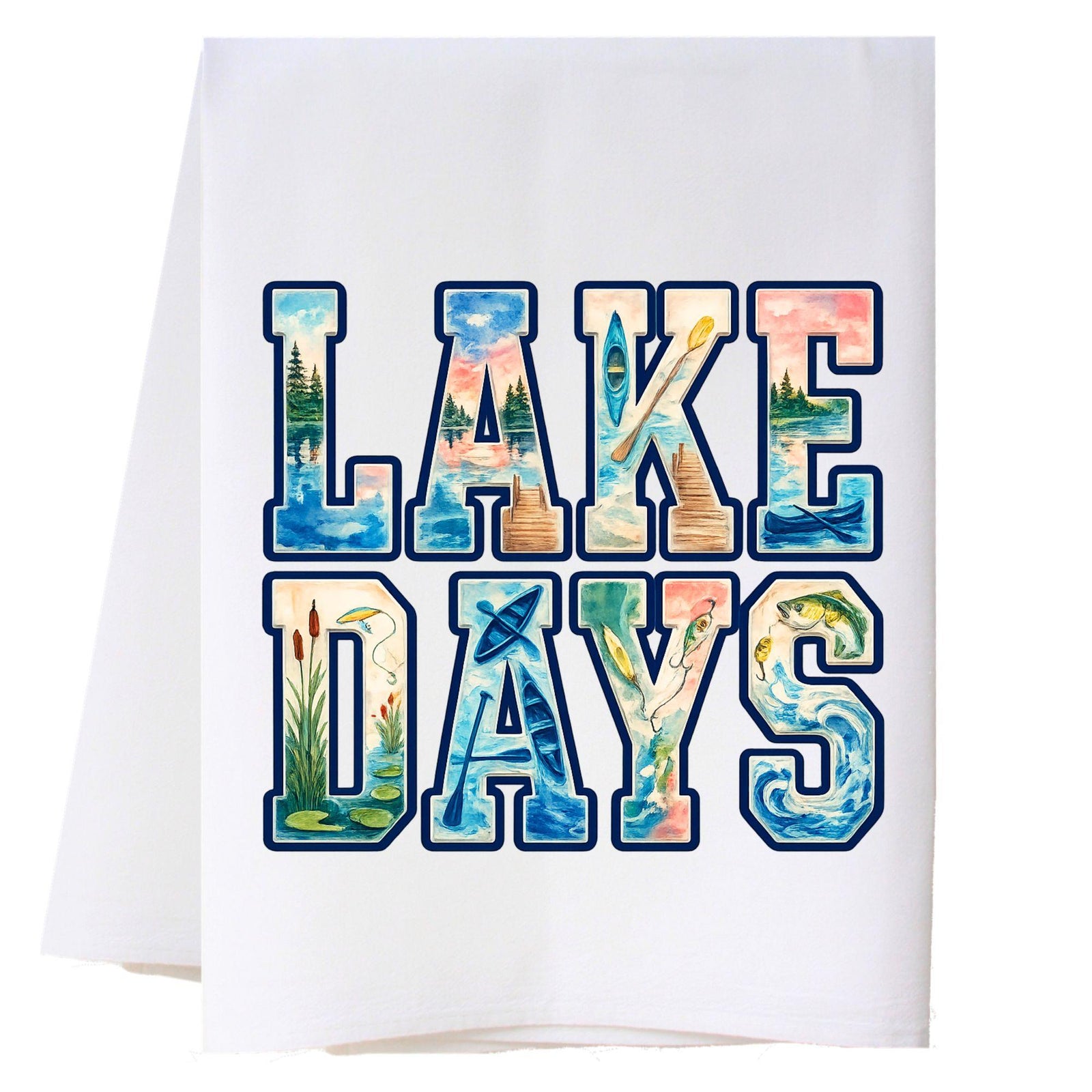 Lake Days Kitchen Towel