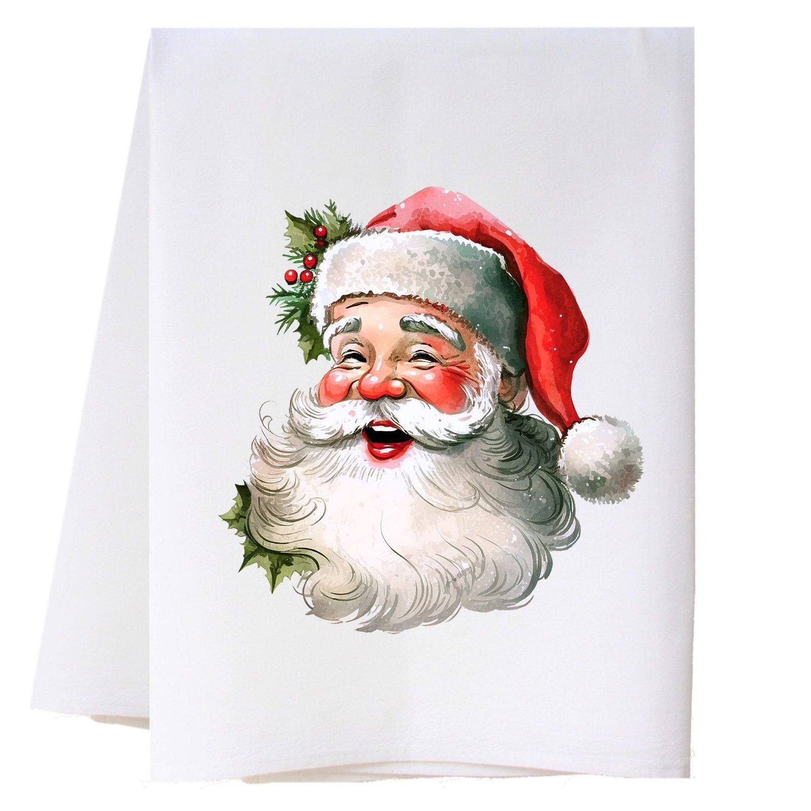 Laughing Santa Kitchen Towel