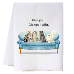 Life Is Good Kitchen Towel