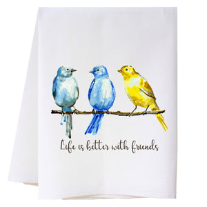 Life is Better With Friends Kitchen Towel Kitchen Towels - Southern Sisters