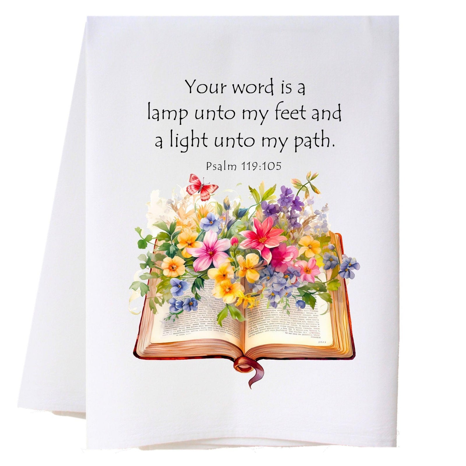 Light Unto My Path Kitchen Towel