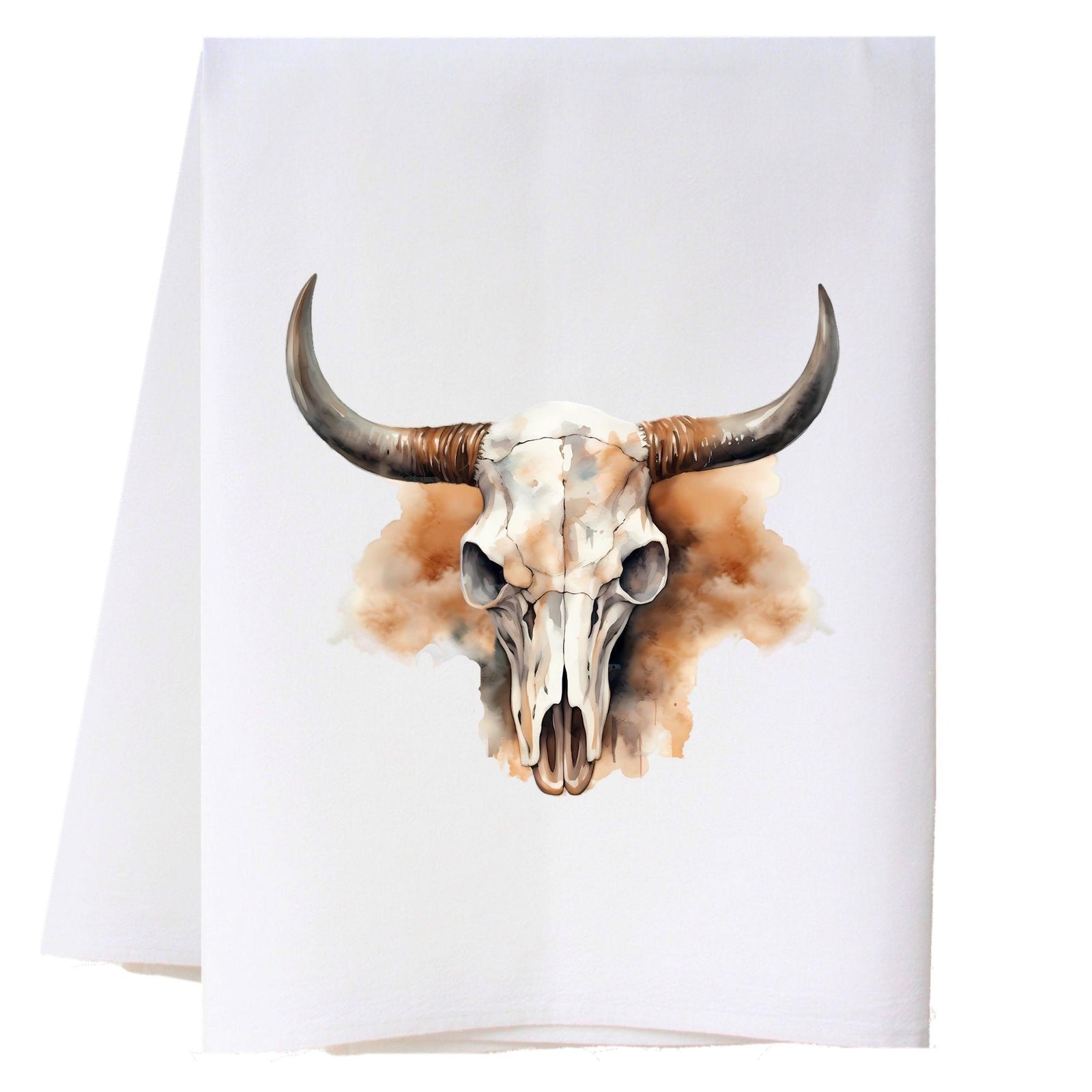 Longhorn Skull Kitchen Towel