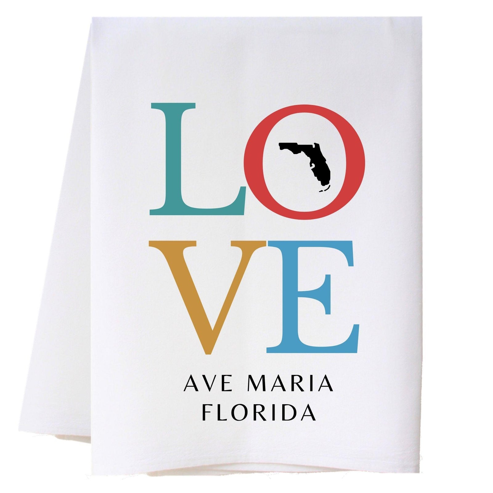Love Hometown Kitchen Towel