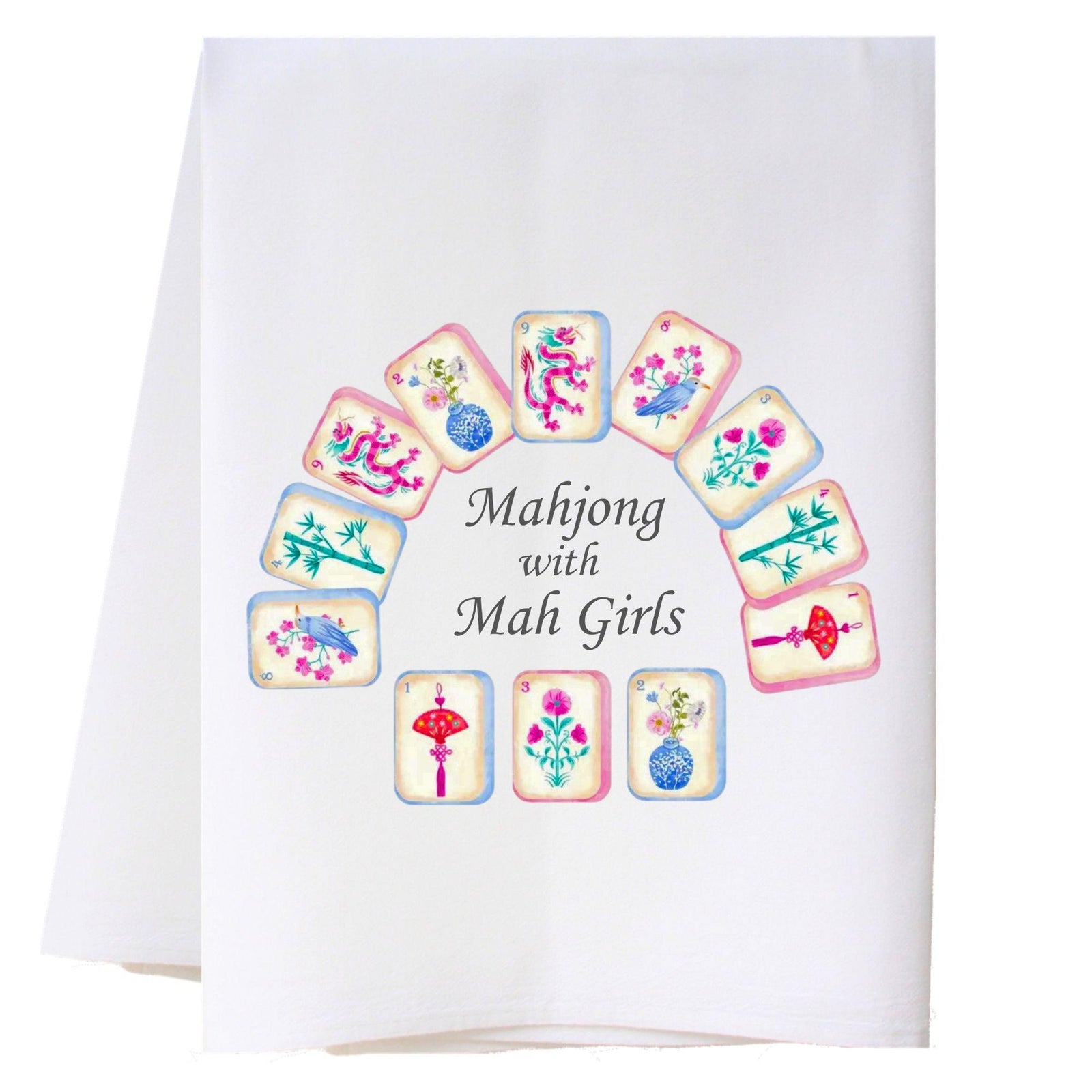 Mahjong 10 Kitchen Towel