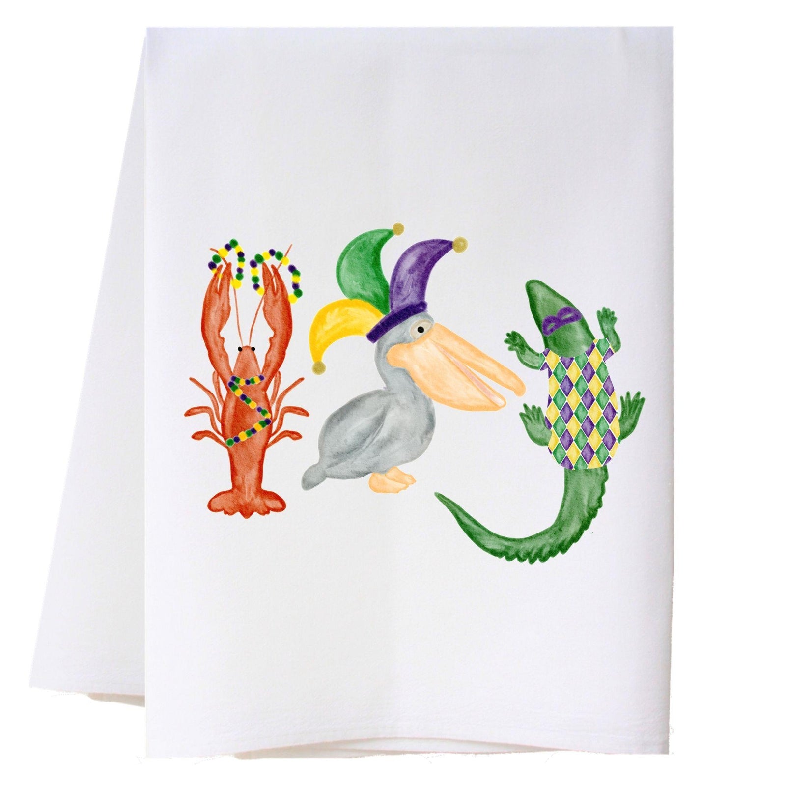 Mardi Gras Trio Kitchen Towel