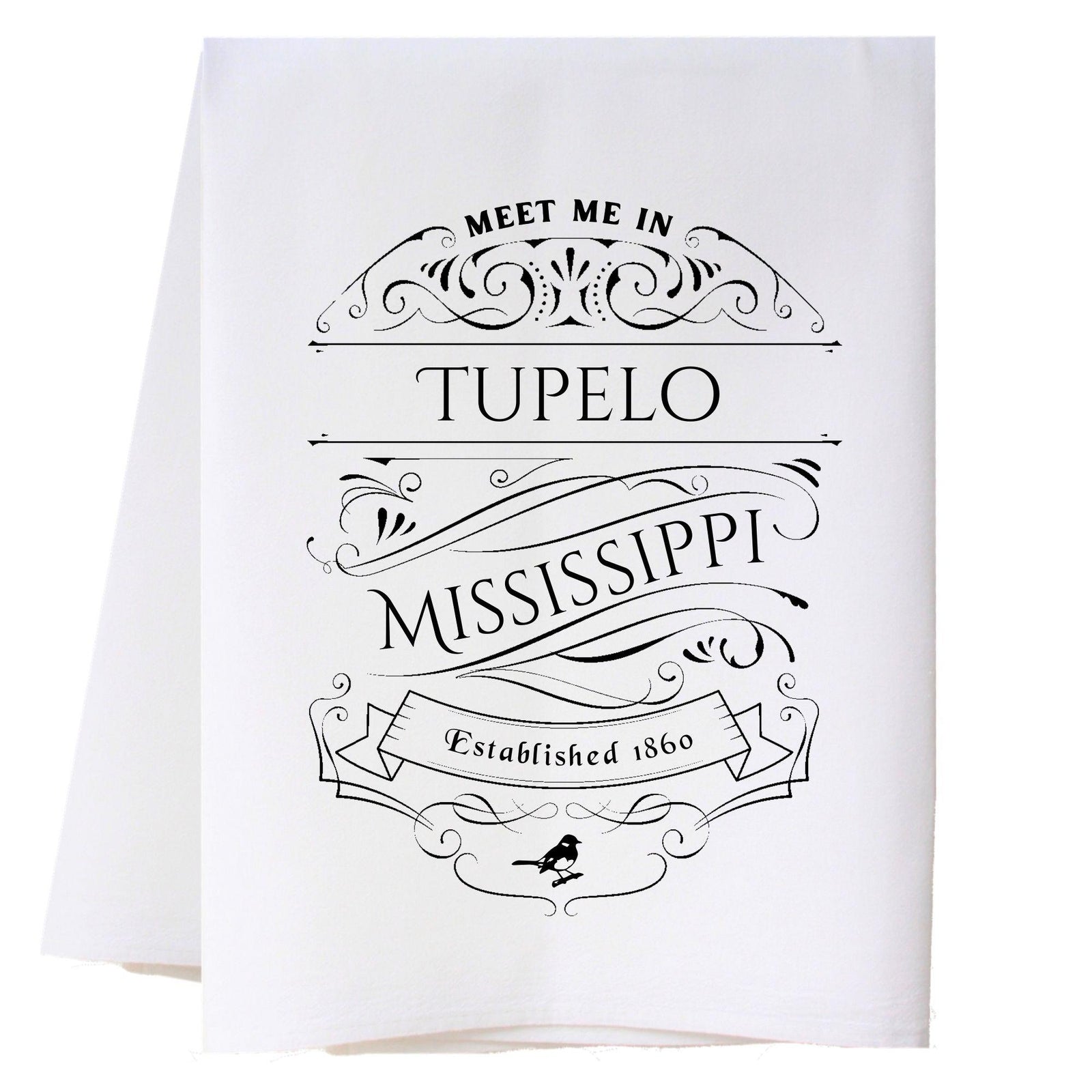 Meet Me In Hometown Kitchen Towel