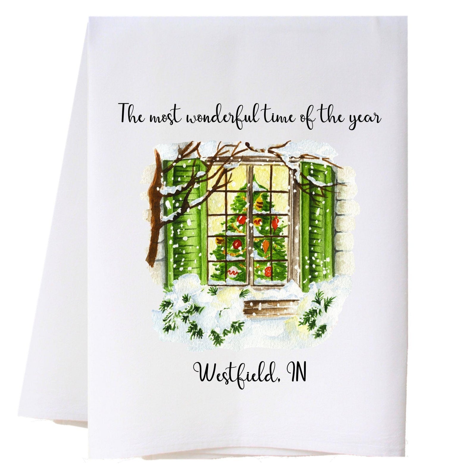 Most Wonderful Time Window Kitchen Towel Kitchen Towels - Southern Sisters