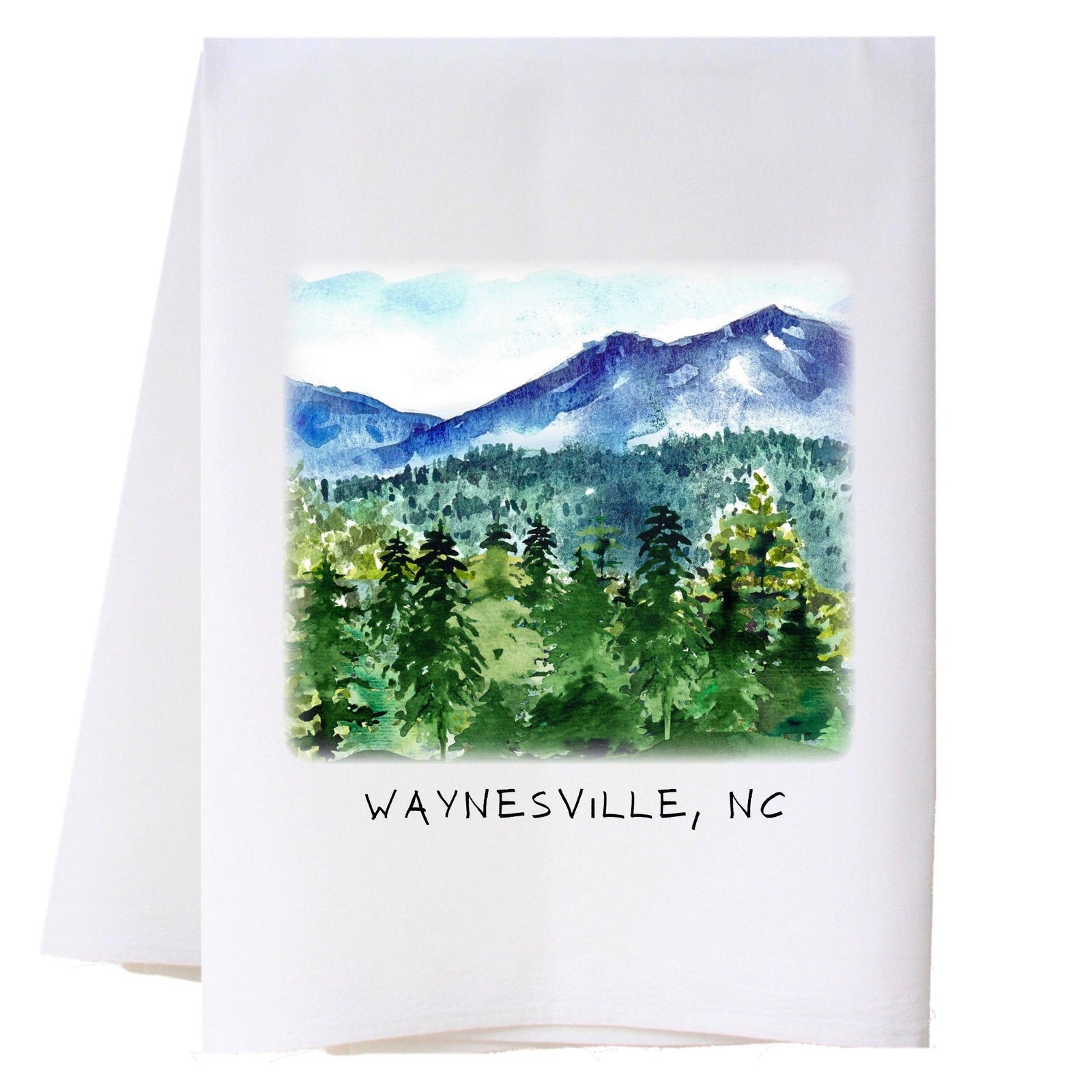 Mountain Scene Kitchen Towel