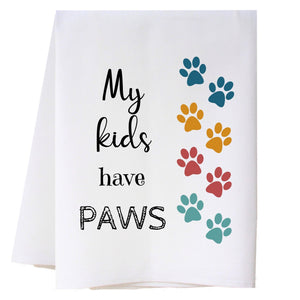 My Kids Have Paws Kitchen Towel