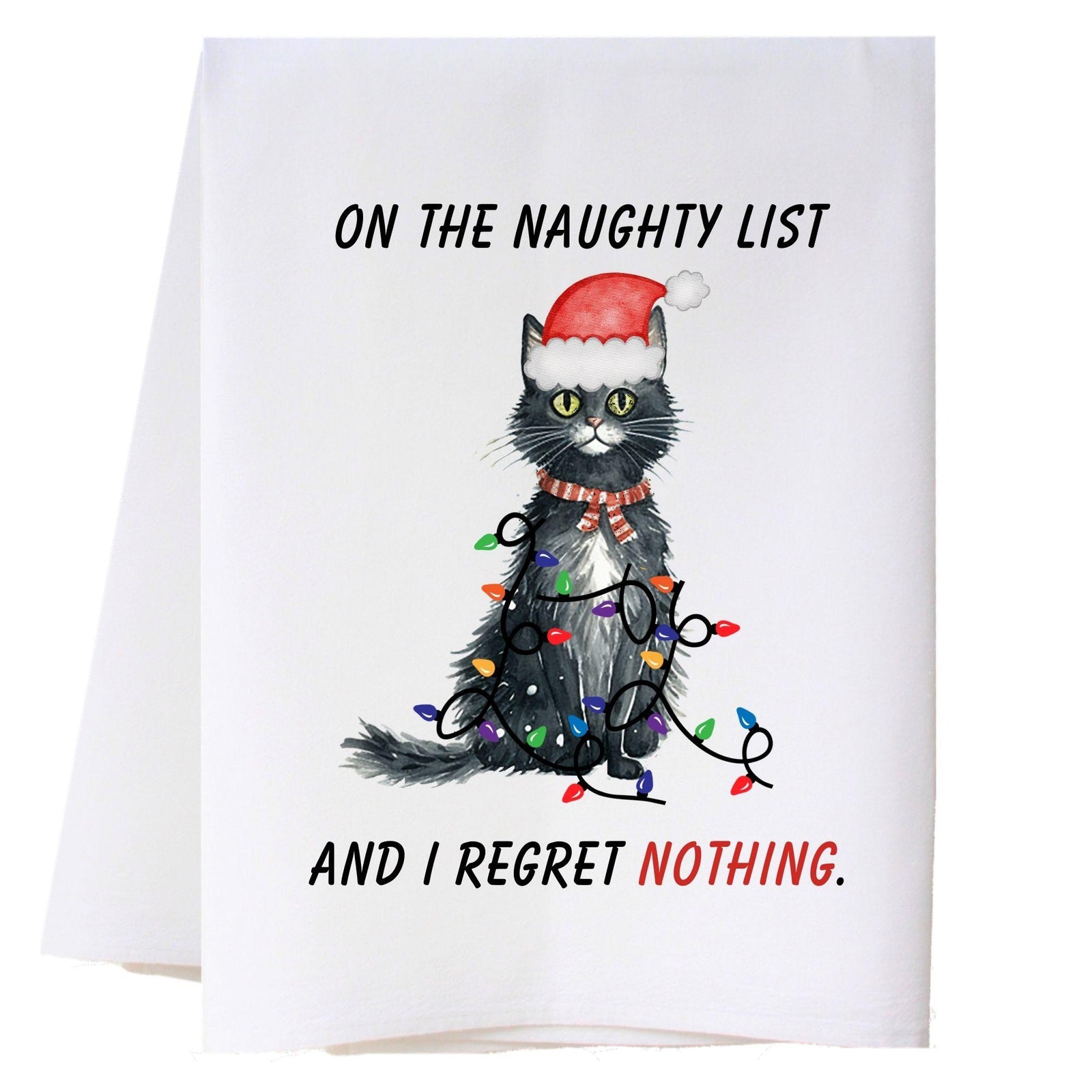 Naughty Cat Kitchen Towel
