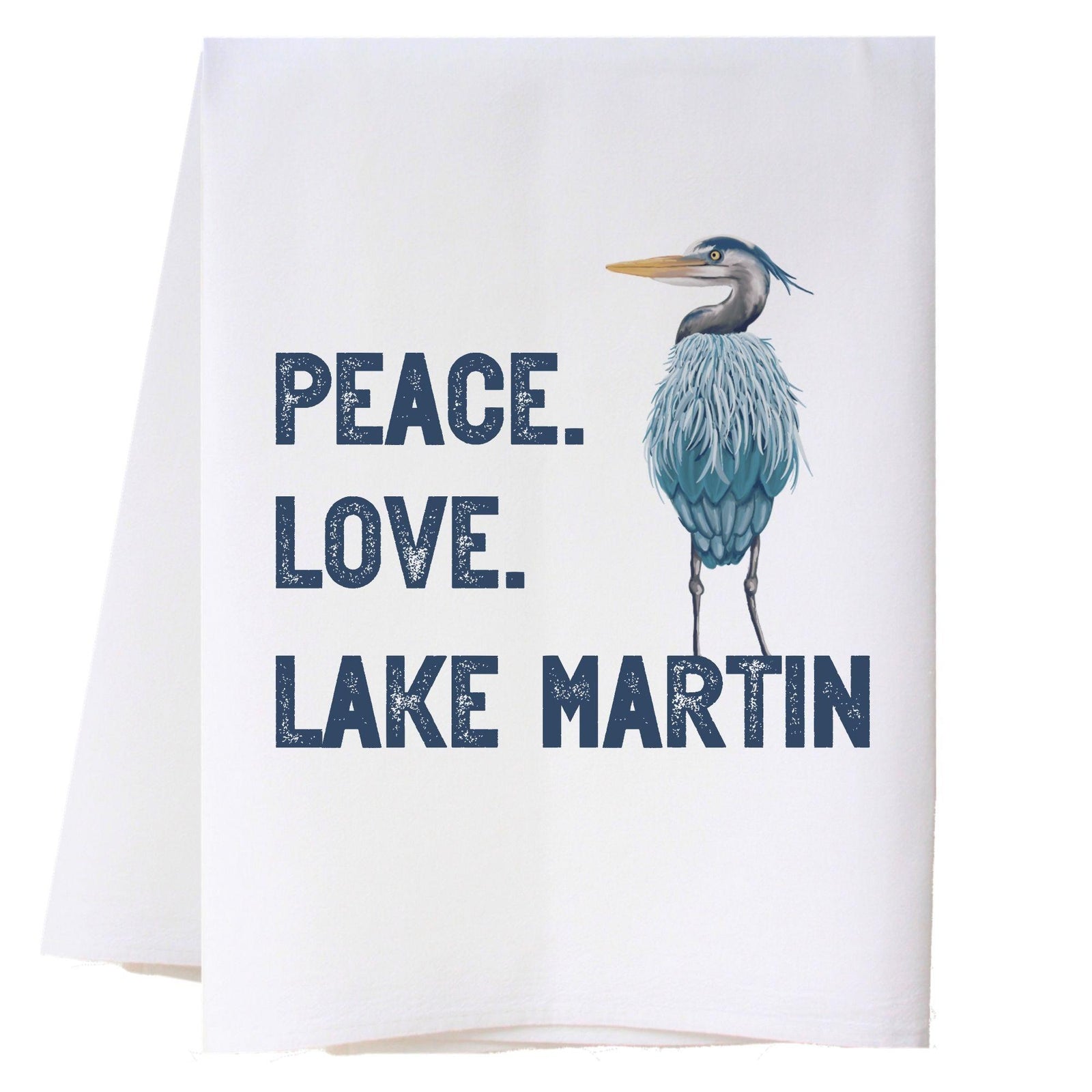 Peace Love Lake Kitchen Towel