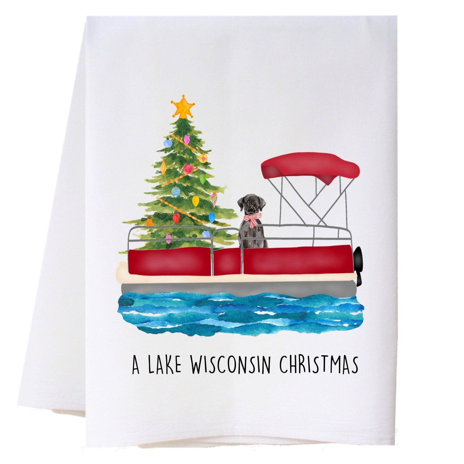 Pontoon Christmas Kitchen Towel Kitchen Towels - Southern Sisters
