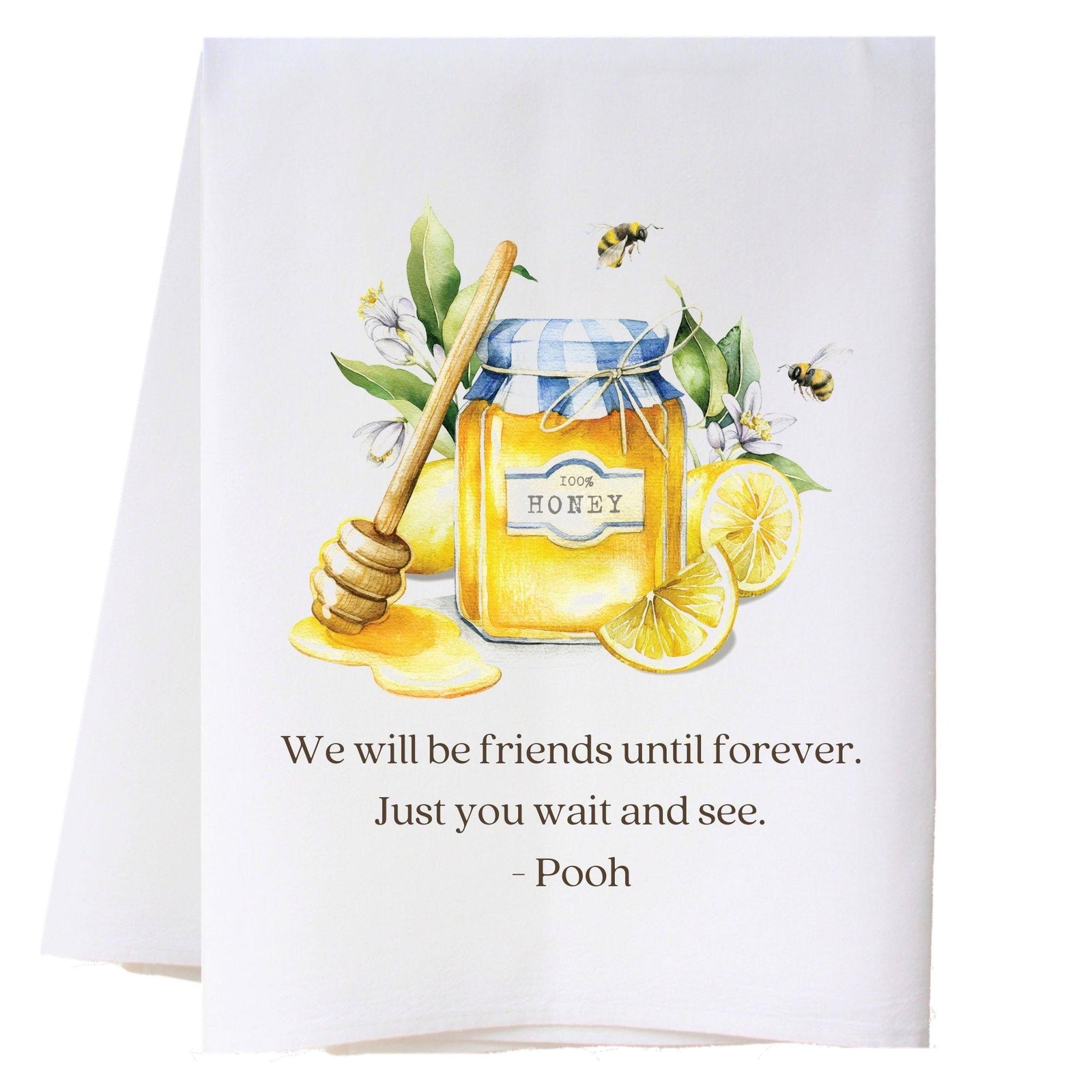 Pooh - Friends - Honey Kitchen Towel Kitchen Towels - Southern Sisters