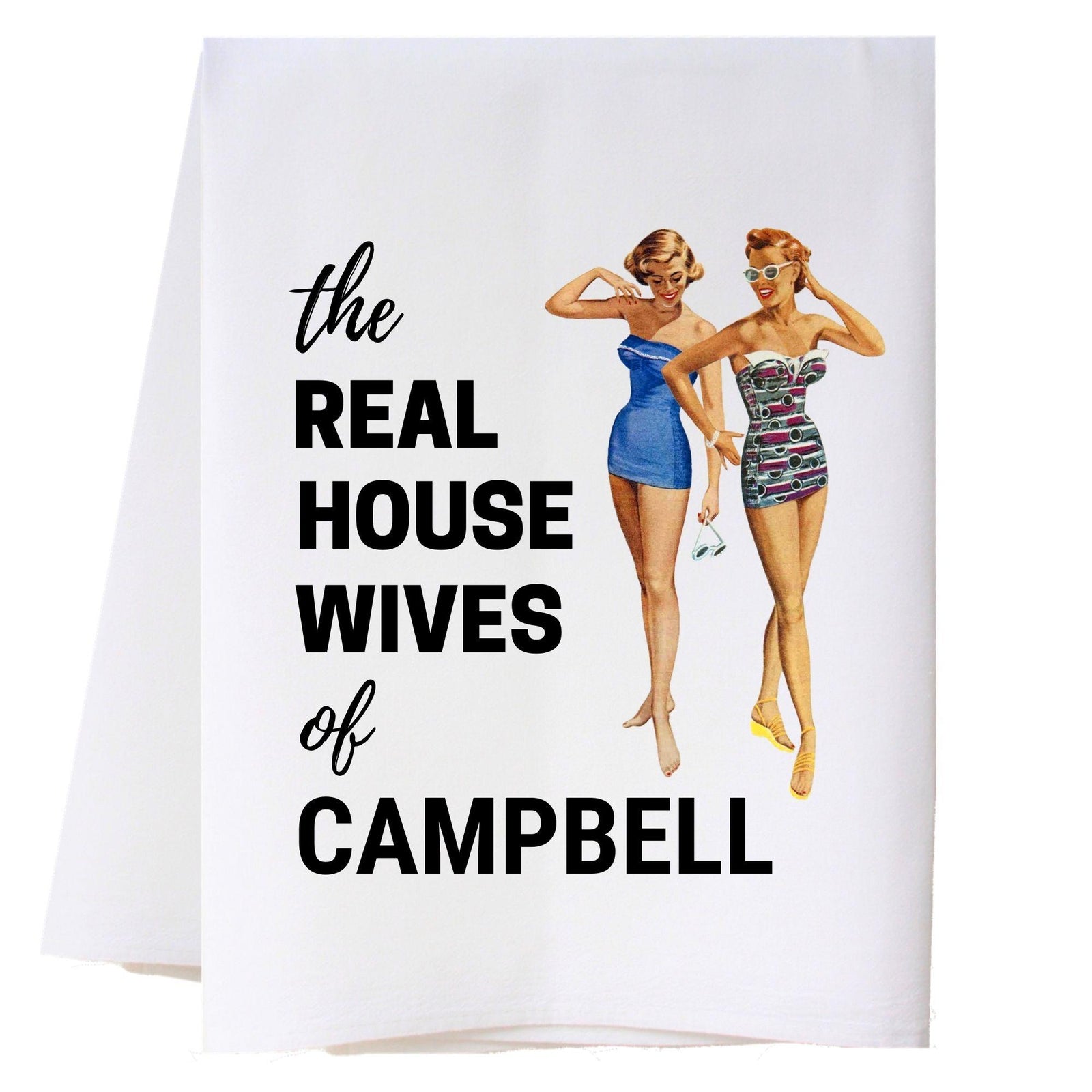 Real Housewives Beach Babes Kitchen Towel