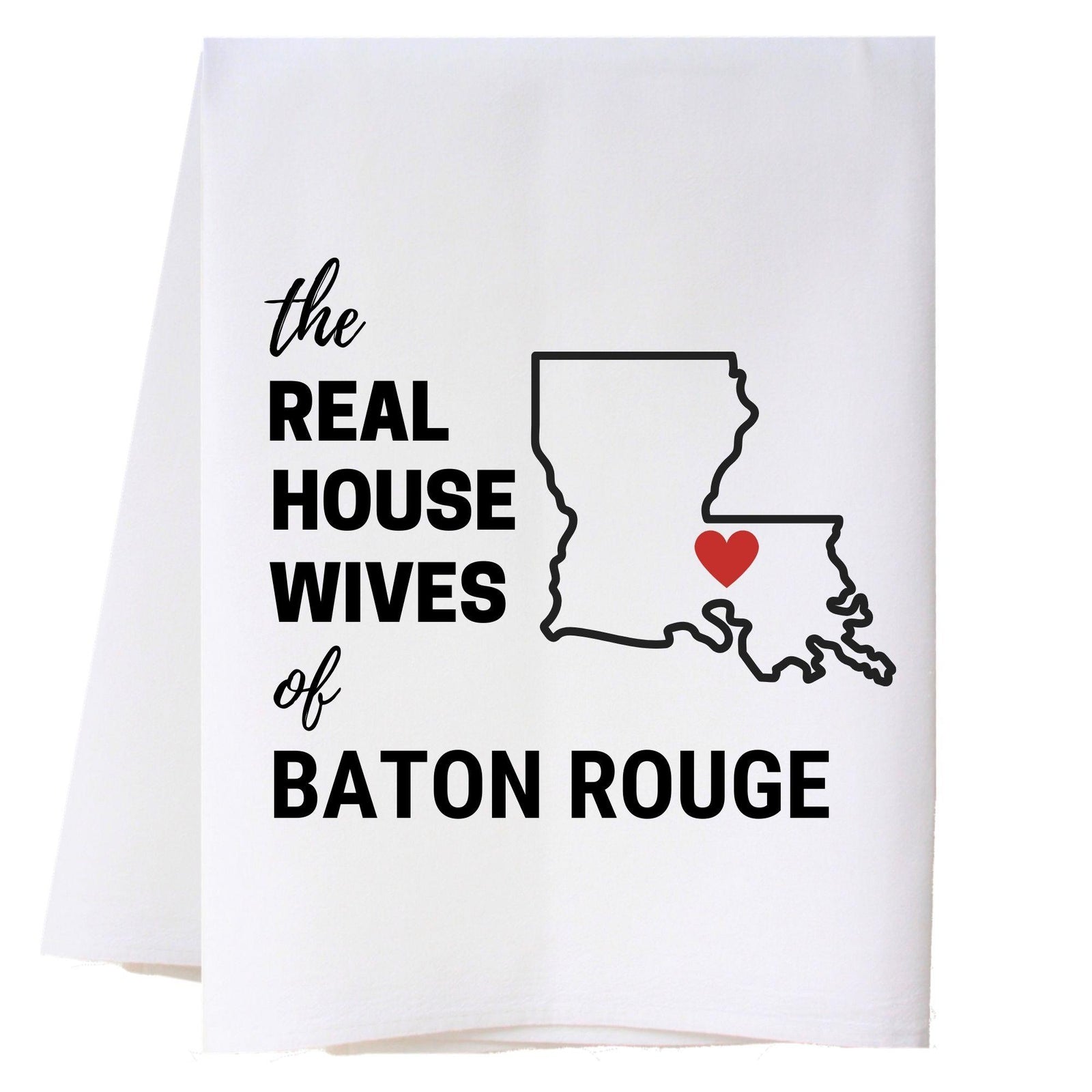 Real Housewives Heart Kitchen Towel