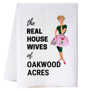 Real Housewives Lady - Pink Apron Kitchen Towel Kitchen Towels - Southern Sisters