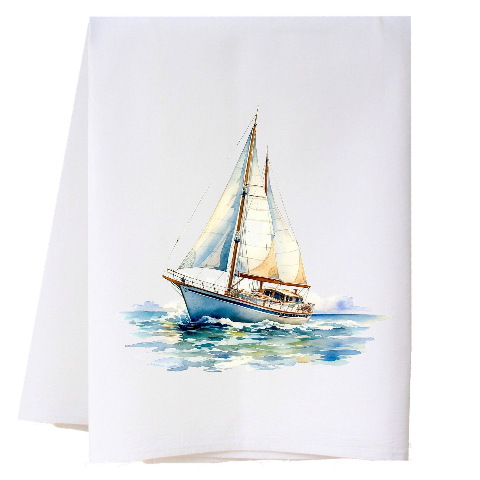Sailboat 1 Kitchen Towel Kitchen Towels - Southern Sisters