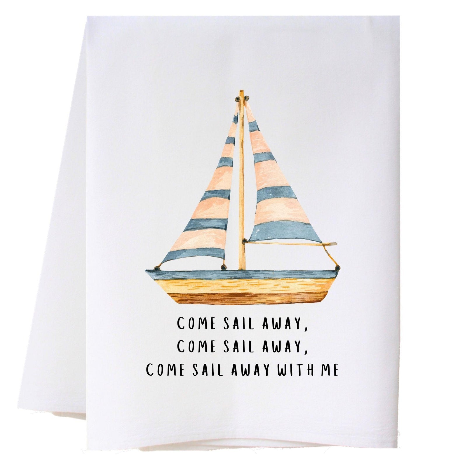 Sailboat 2 Kitchen Towel Kitchen Towels - Southern Sisters